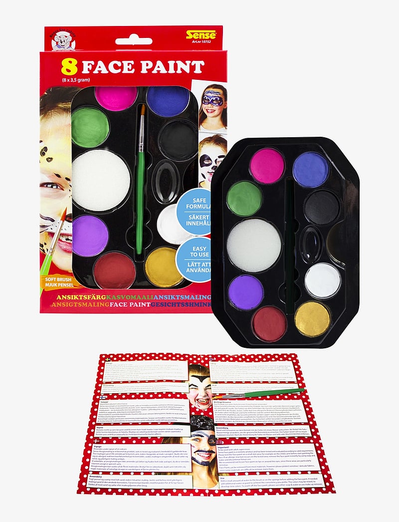 Sense - ANSIKTSFÄRG DELUXE - gesichtsschminke - red - 1