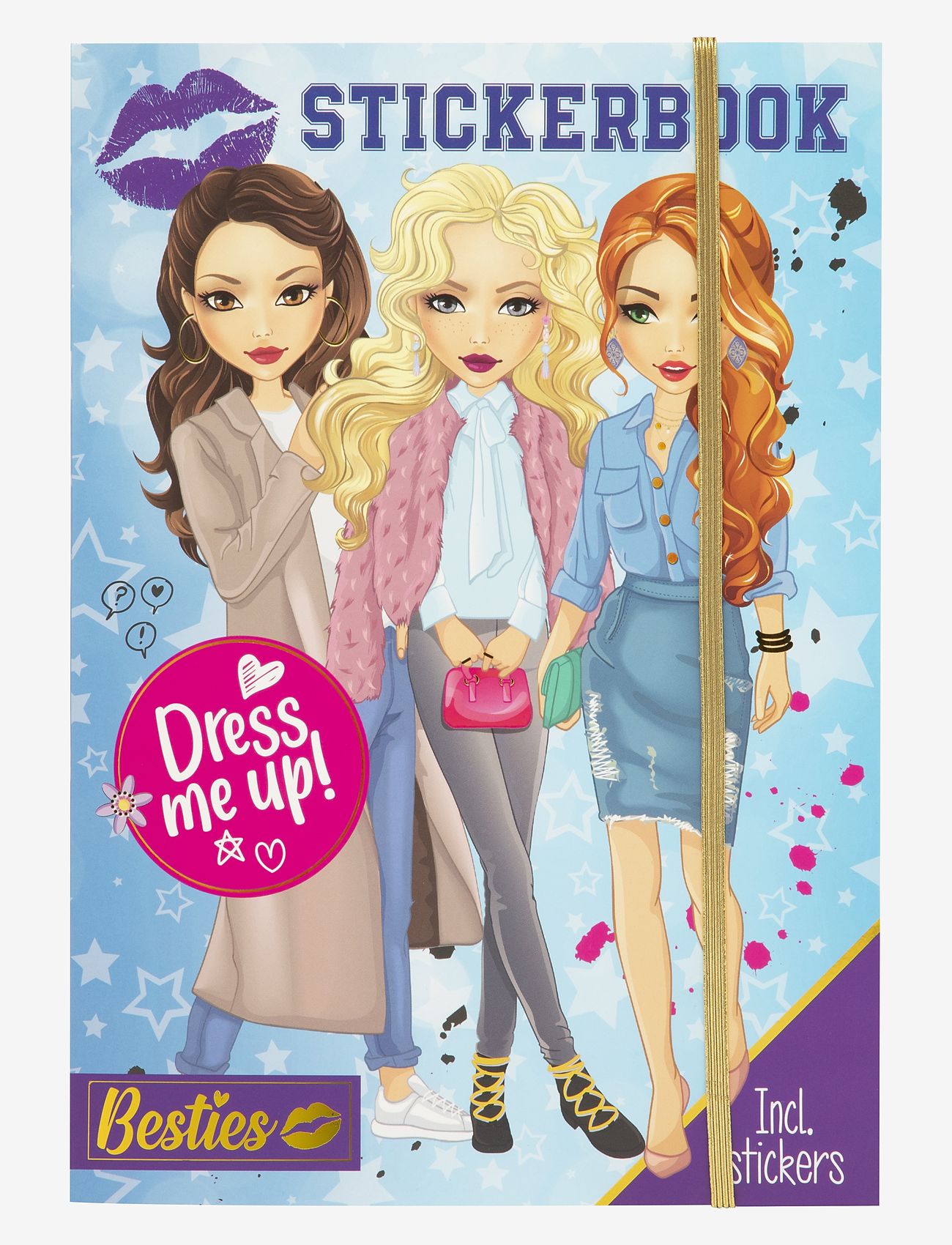 Sense - Dress me up stickersbok A4 - målar- & pysselböcker - multi colour - 0