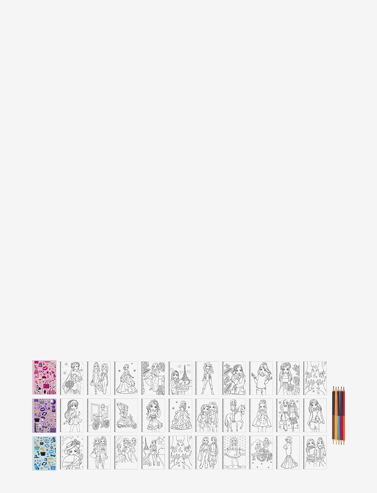 Sense - Målarbok med pennor A4 - målar- & pysselböcker - multi colour - 1