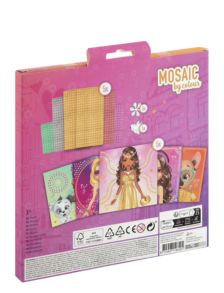 Sense - MOSAIC BY COLOUR - askartelusetit - red - 1