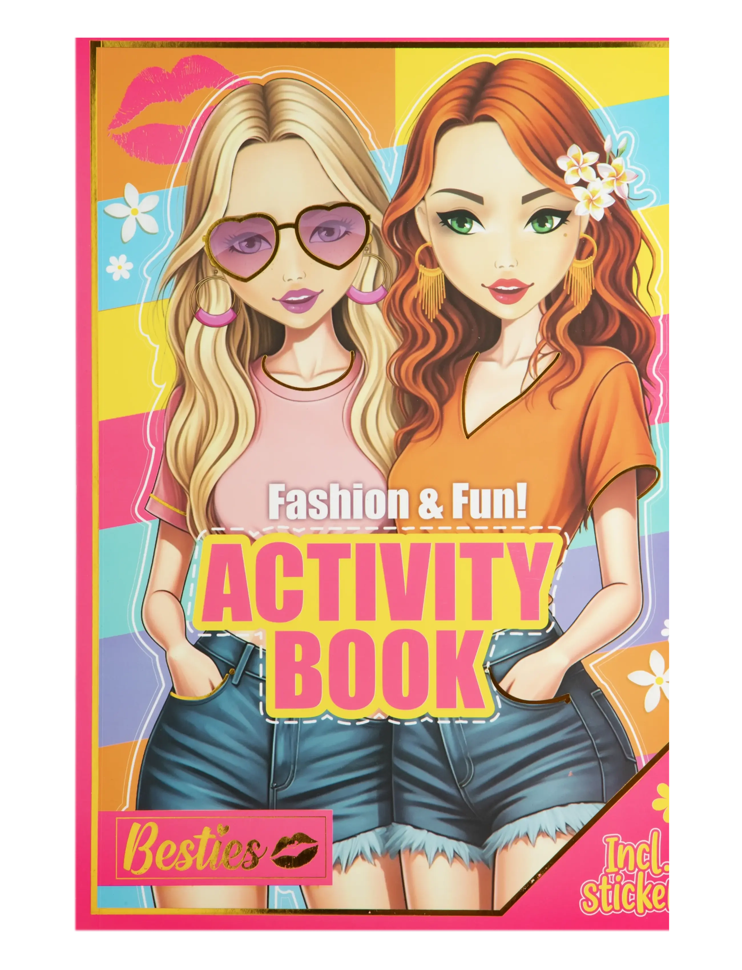 Sense Activity Book A4, One Size, Drawing, Rosa - Coloring & Craft Books, Kinder