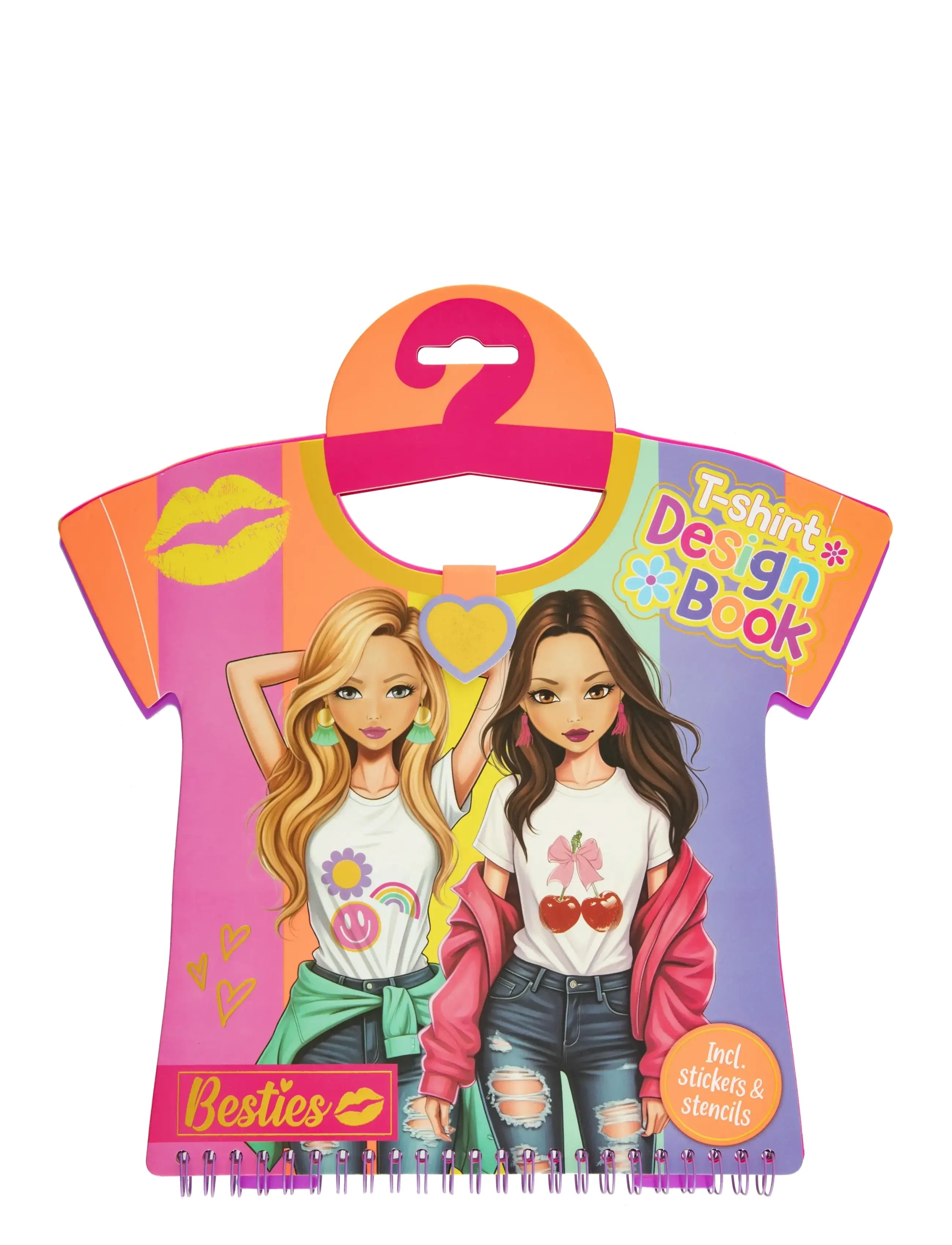Sense T-Shirt Design Book, One Size, Craft, Rosa - Craft Sets, Kinder