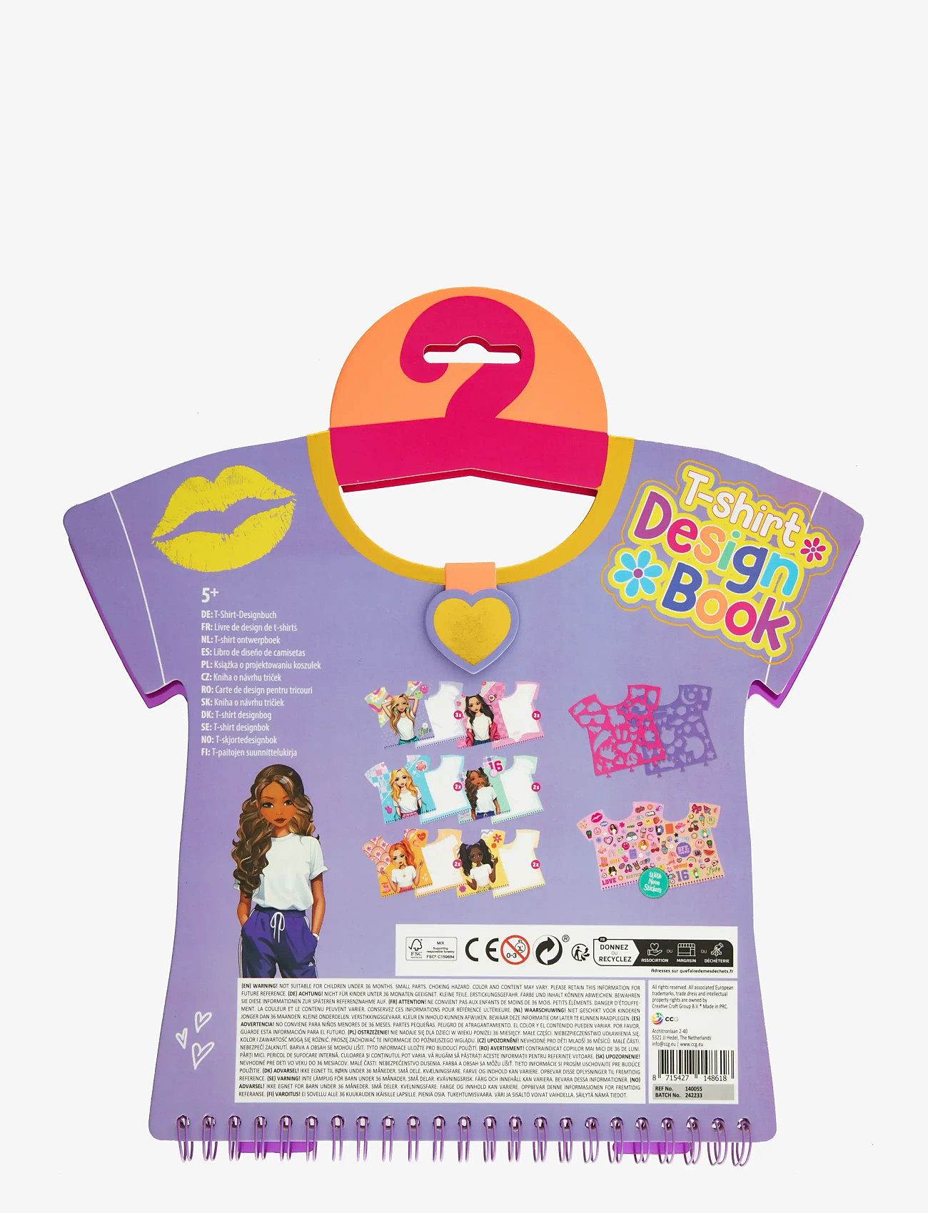 Sense - T-SHIRT DESIGN BOOK - craft sets - red - 1