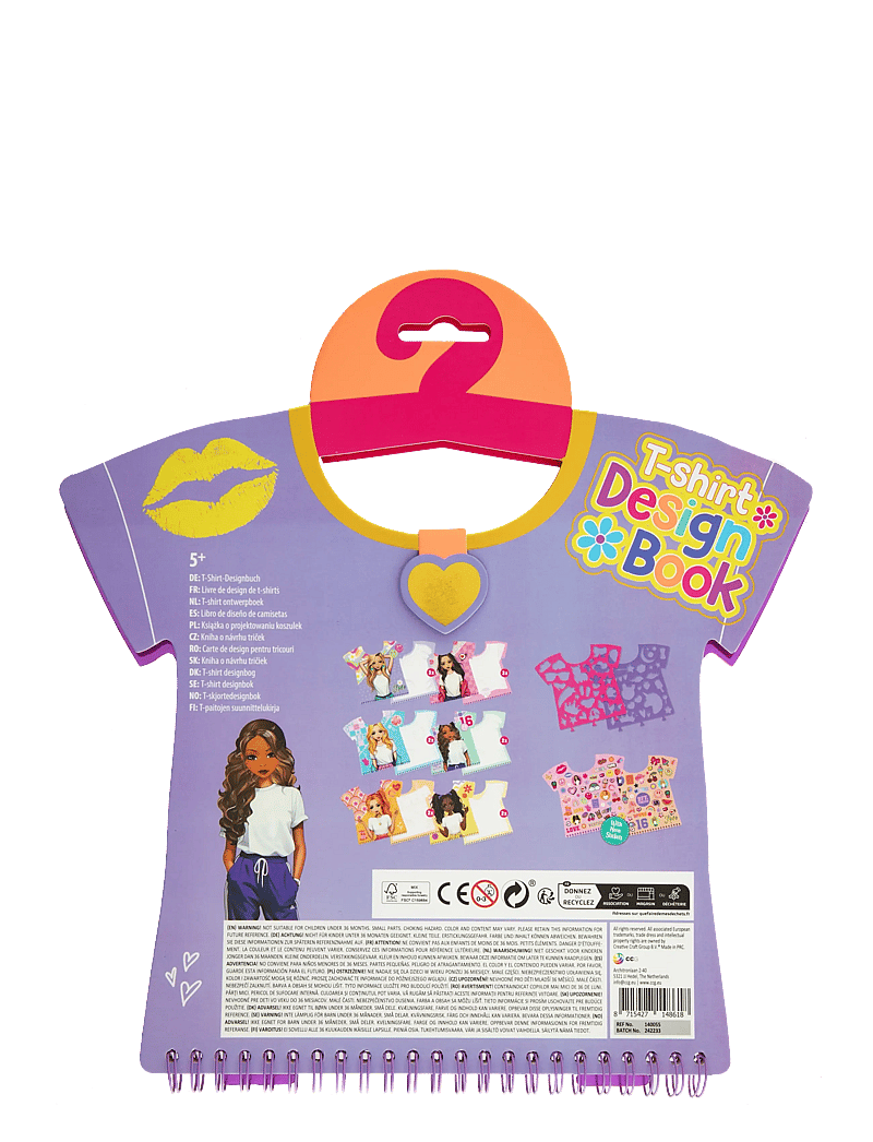 Sense - T-SHIRT DESIGN BOOK - craft sets - red - 1