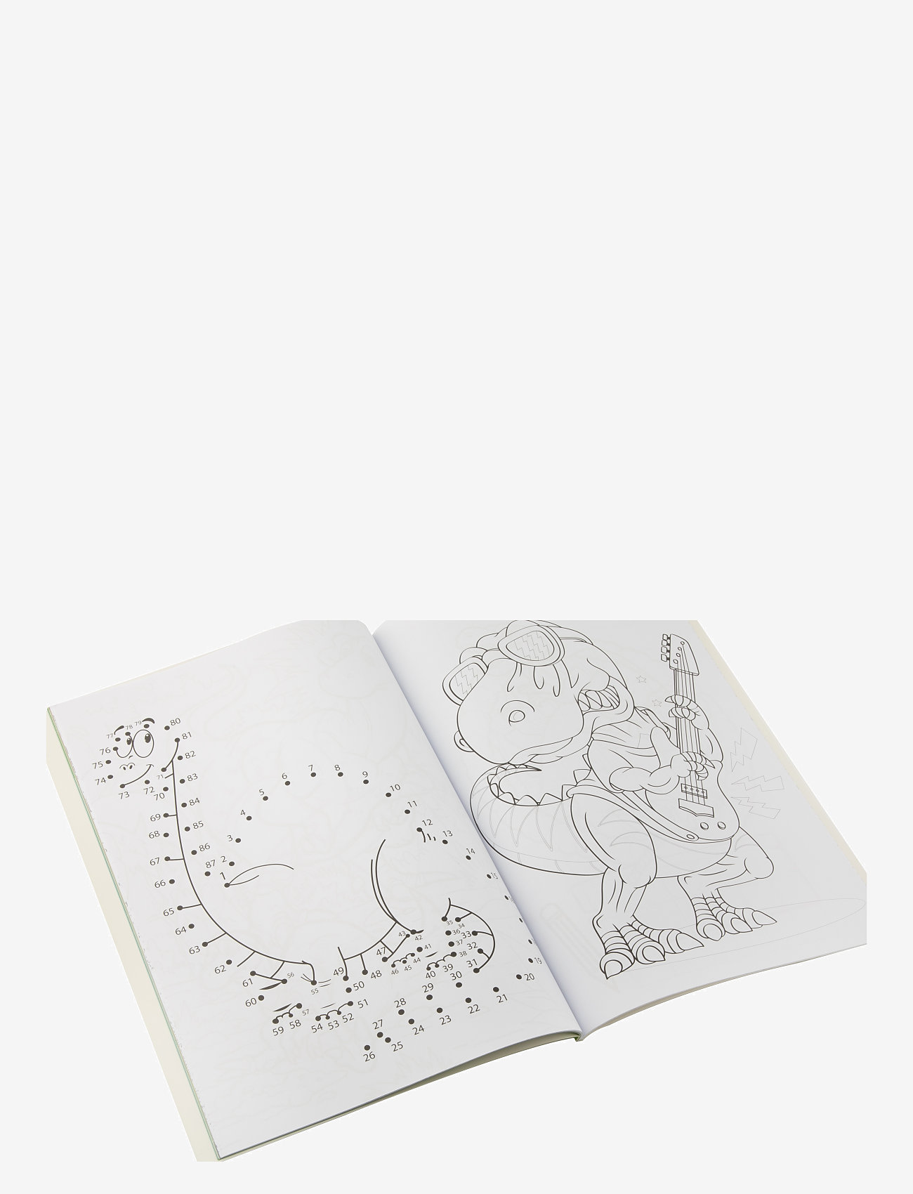 Sense - Colouring & Activity Book A4 Dino, 64 pages - mal- & bastelbücher - red - 1