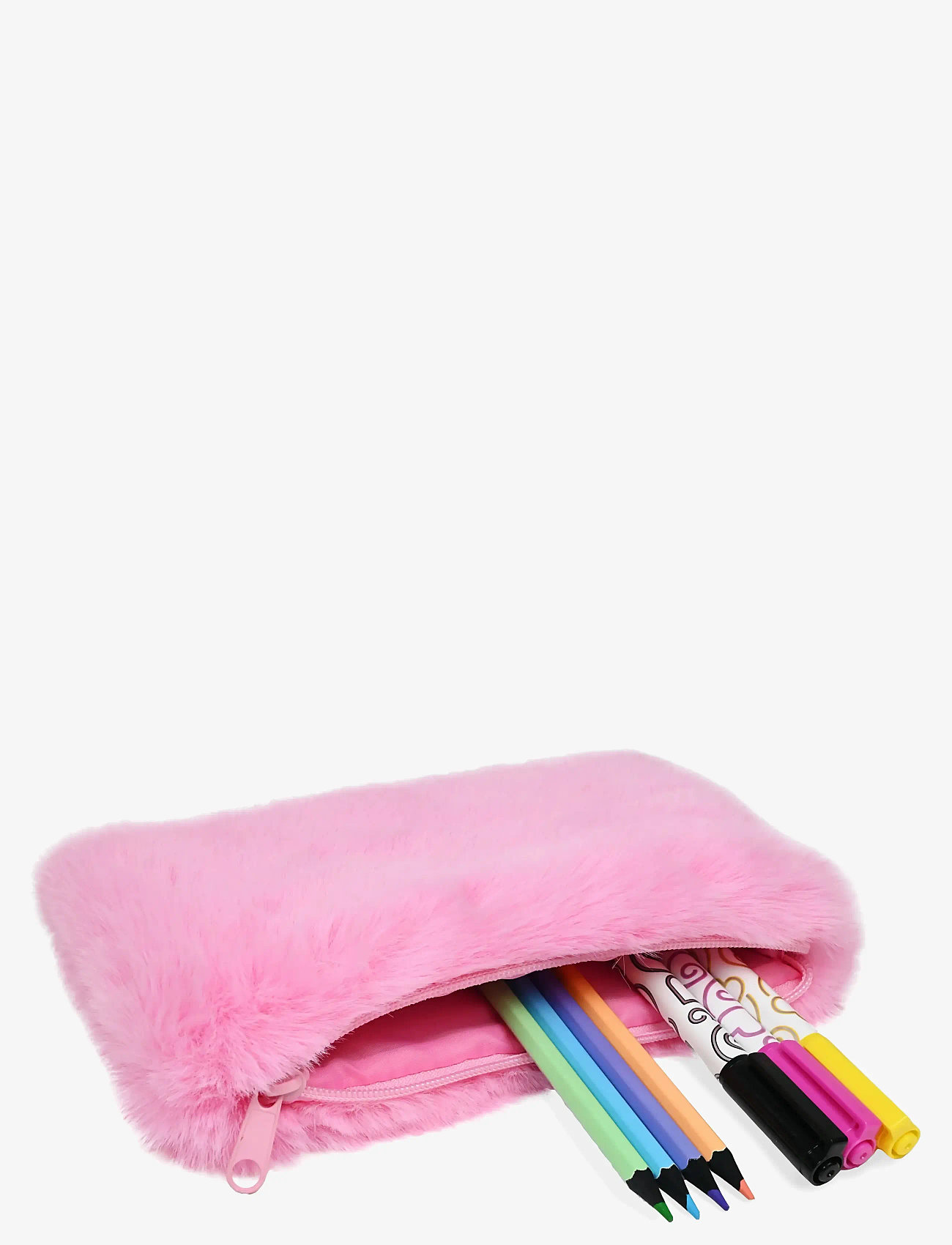 Sense - PENNFODRAL "FLUFF" NEONROSA - pencil cases - red - 1