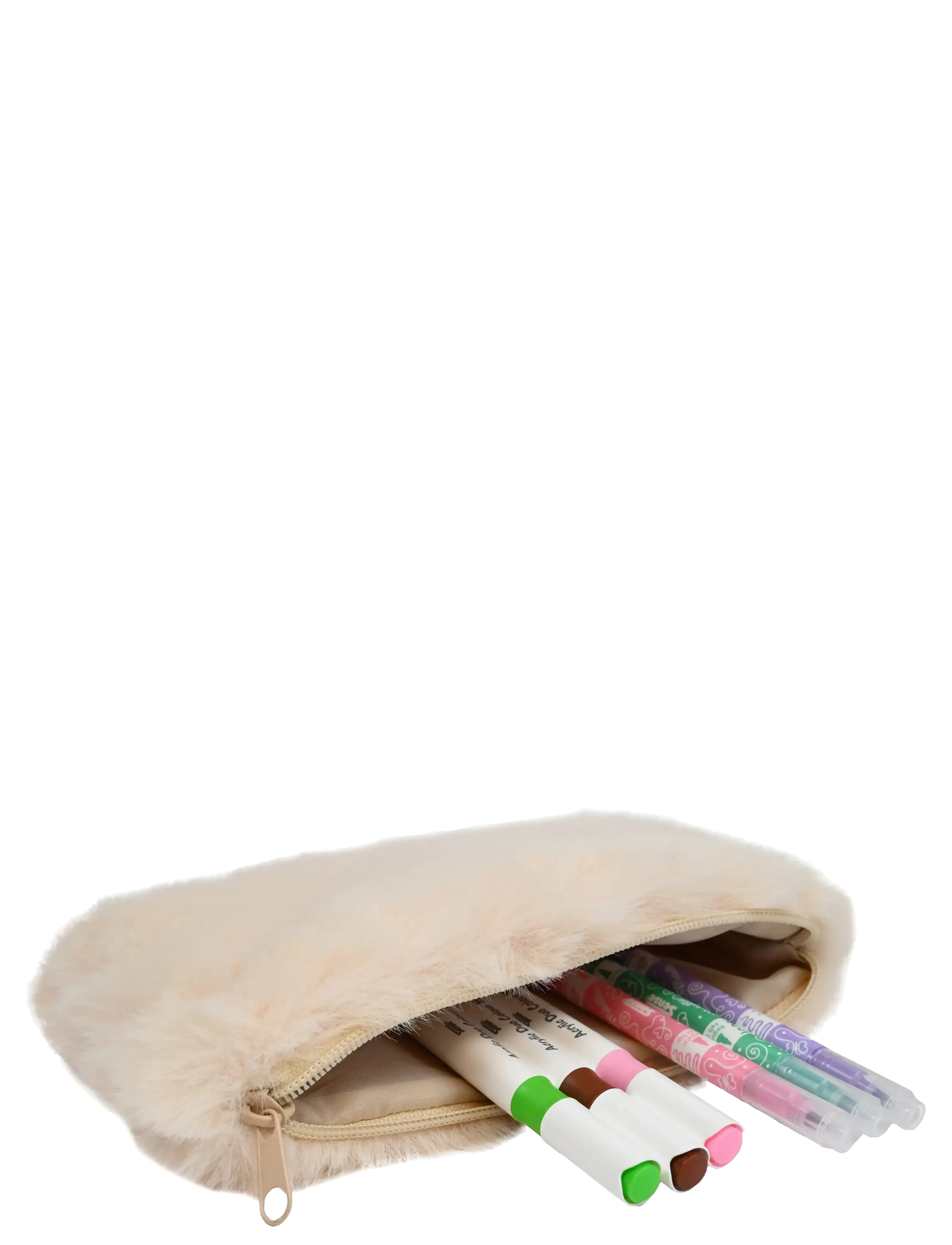 Sense - PENNFODRAL "FLUFF" BEIGE - federmäppchen - red - 1