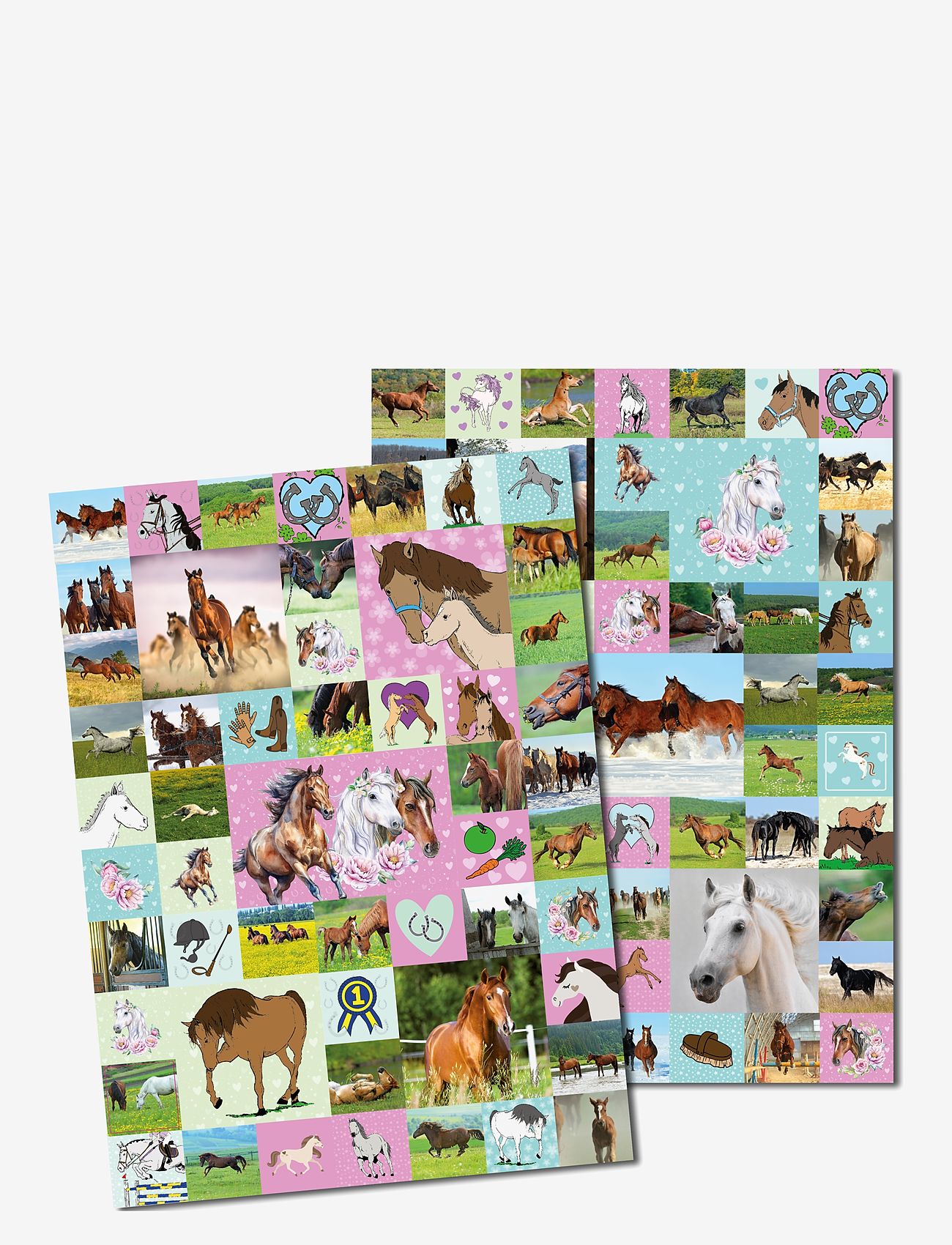 Sense - HÄSTAR 100 STICKERS HOLOGRAM - klistermärken - red - 2