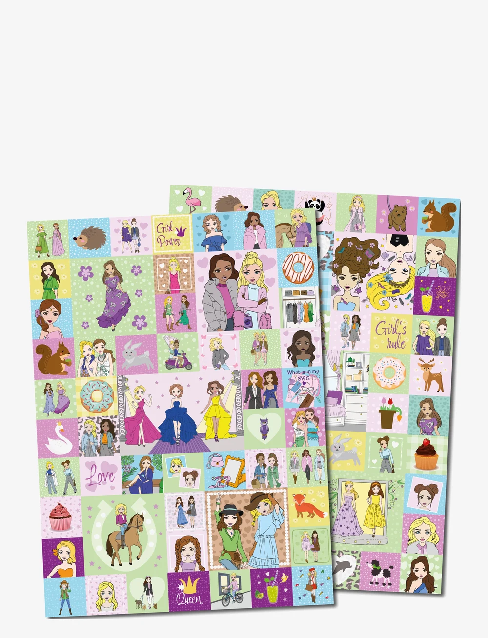 Sense - FASHION 100 STICKERS HOLOGRAM - aufkleber - red - 1