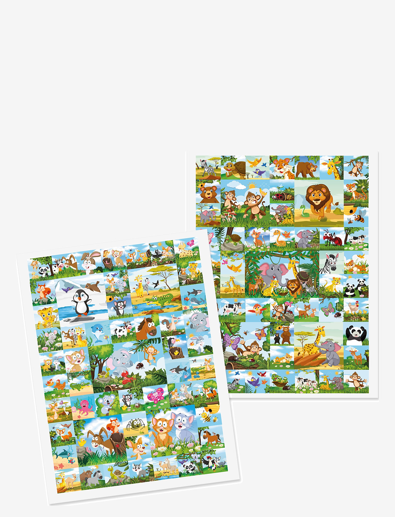 Sense - GULLIGA DJUR 100 STICKERS HOLOGRAM - aufkleber - red - 1