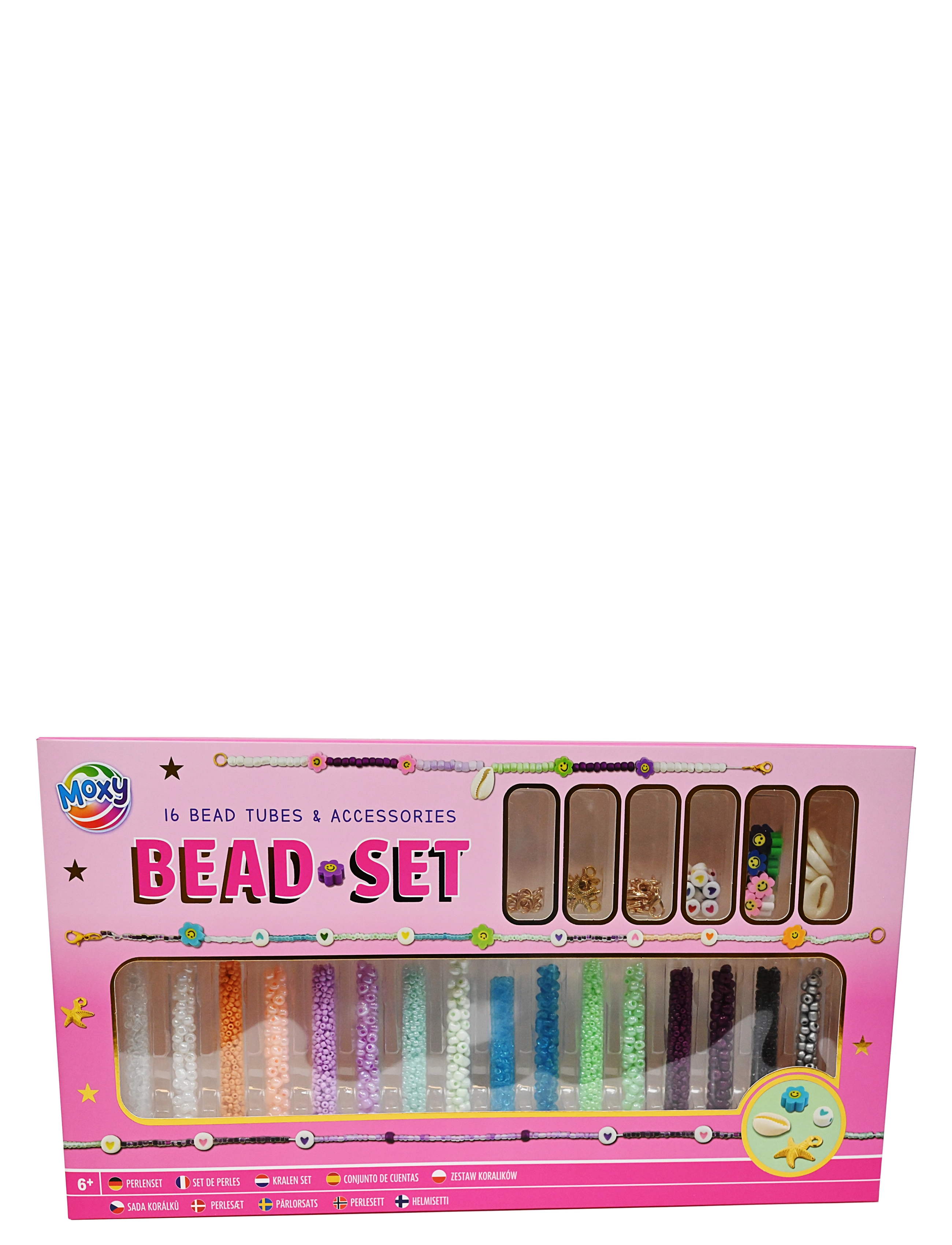 Sense Bead Set 16 Tubes & Accessoires, One Size, Craft, Mehrfarbig/gemustert - Jewellery Accessories, Kinder