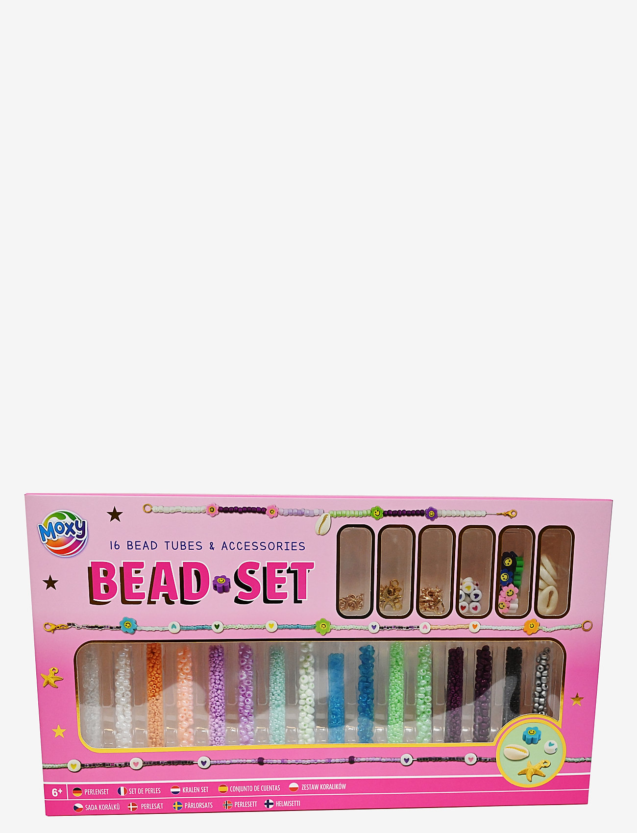 Sense - Bead Set - 16 bead tubes & accessoires - bijoux & accessoires - red - 0