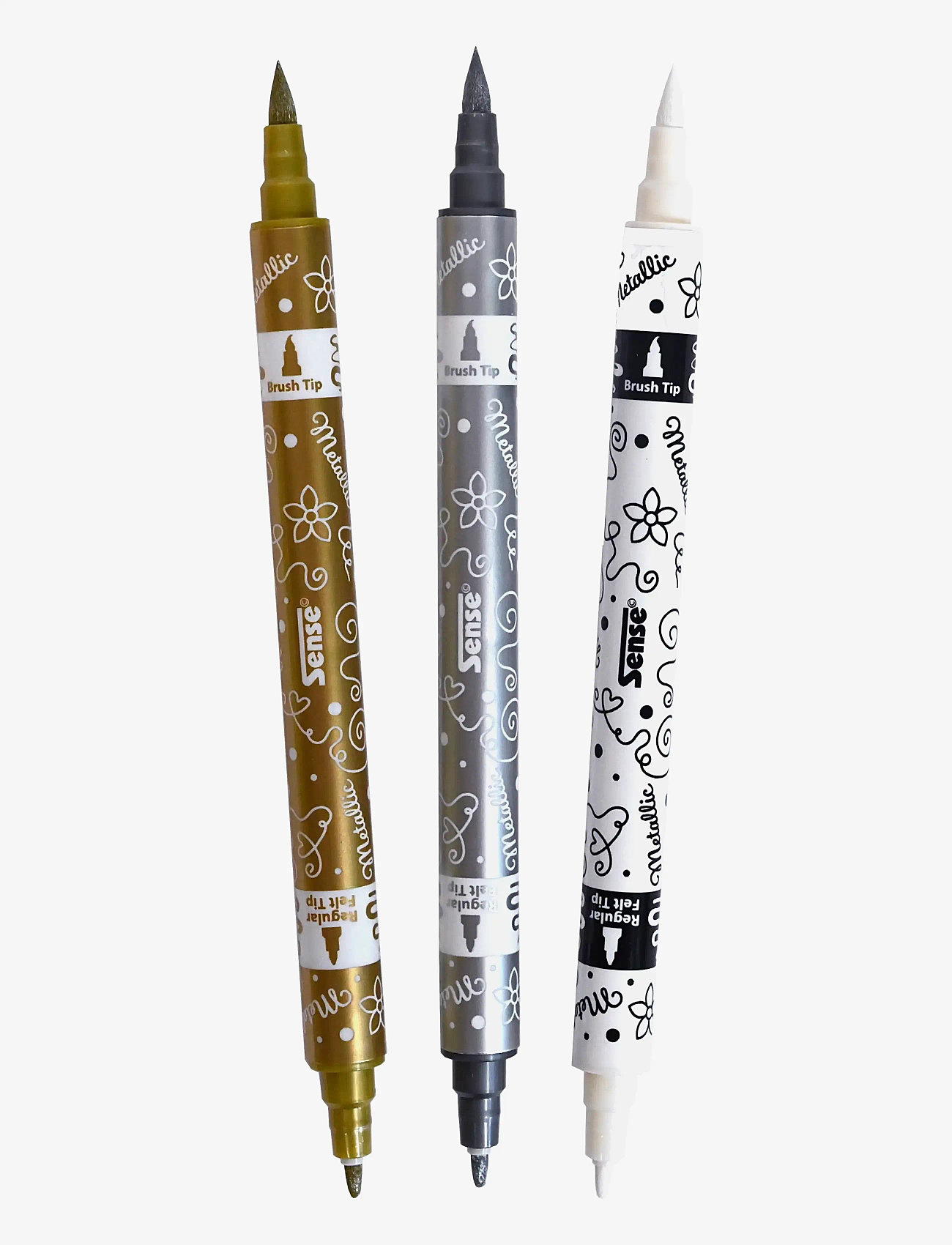 Sense - METALLISK DUO TIP MARKER 3P - lyijykynät - red - 1