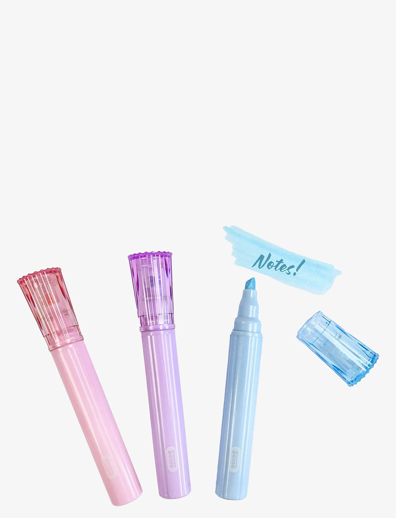 Sense - ÖVERSTRYKNINGSPENNA 3-P PASTELL - schreibwaren - red - 1