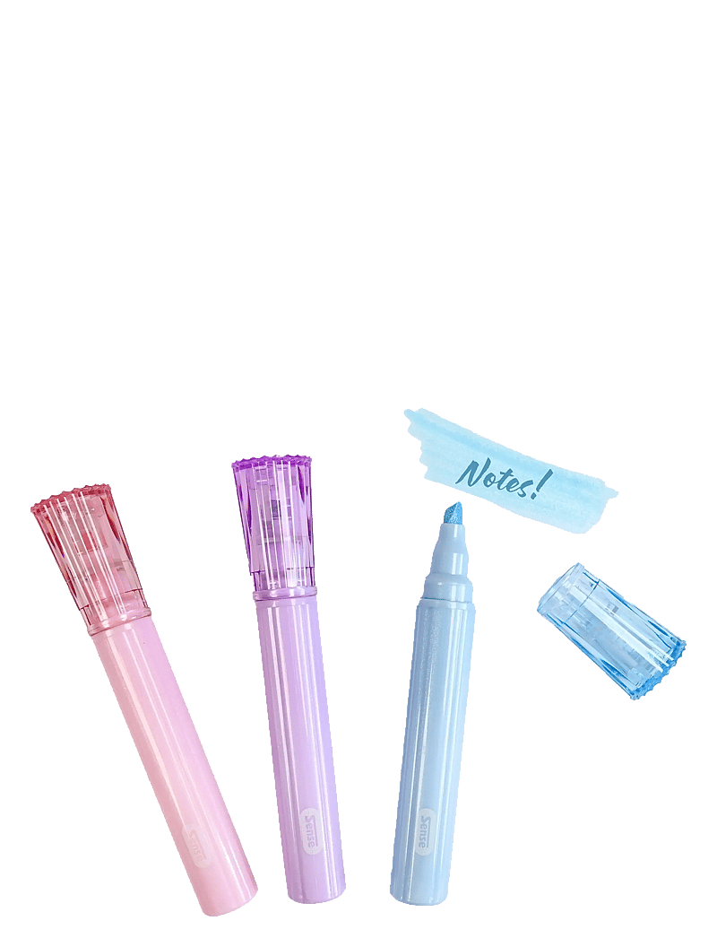 Sense - ÖVERSTRYKNINGSPENNA 3-P PASTELL - schreibwaren - red - 1