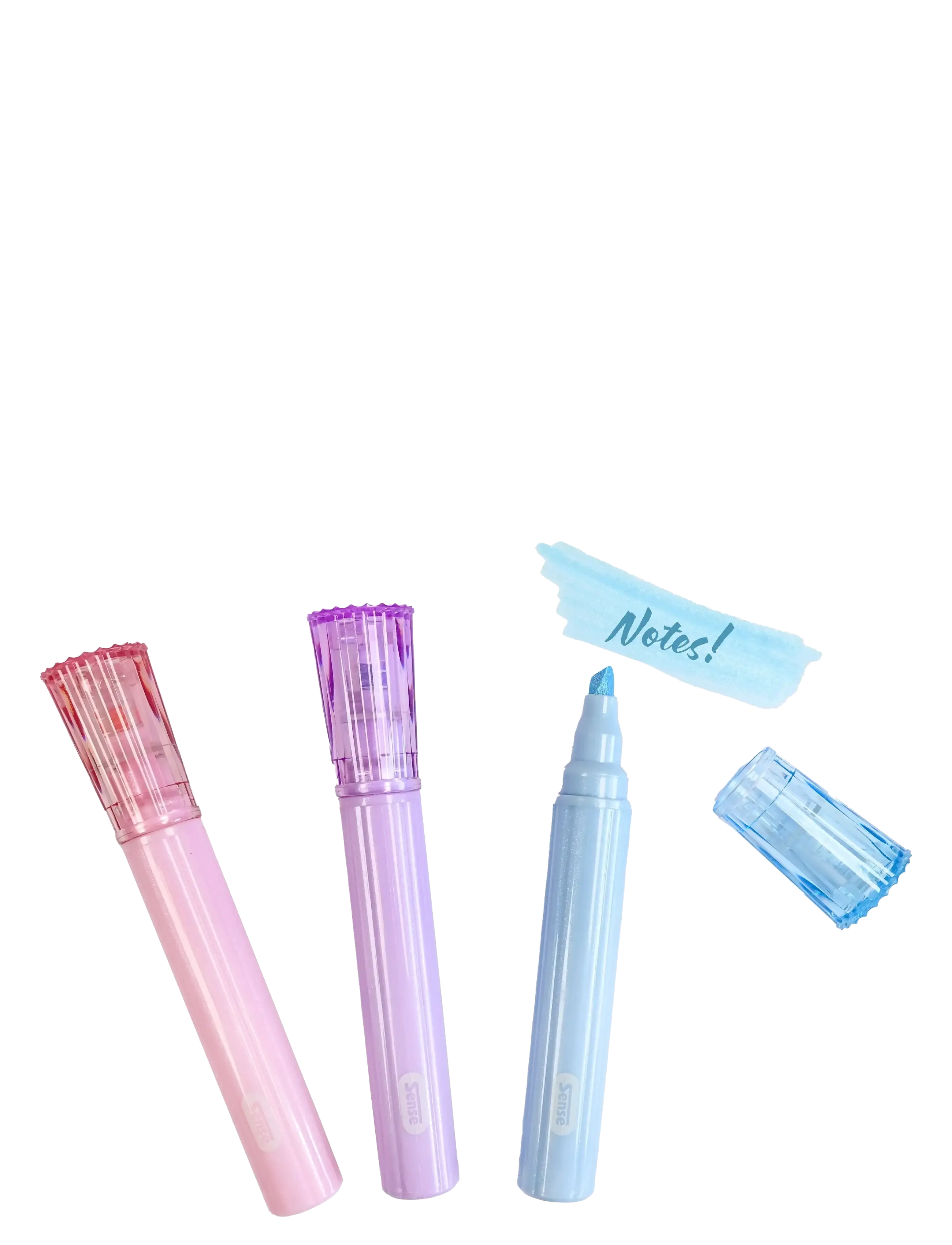 Sense - ÖVERSTRYKNINGSPENNA 3-P PASTELL - schrijfwaren - red - 1