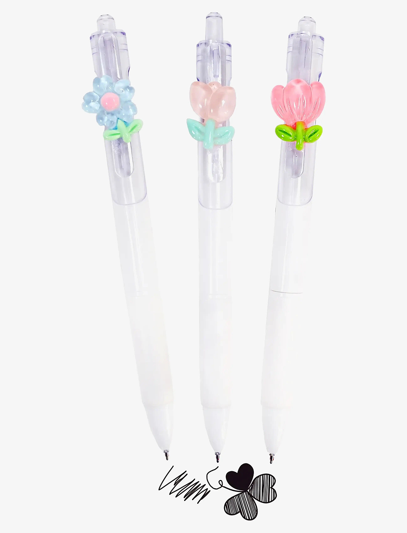 Sense - GELPENNA 3-P BLOMDEKORATION - schreibwaren - red - 1