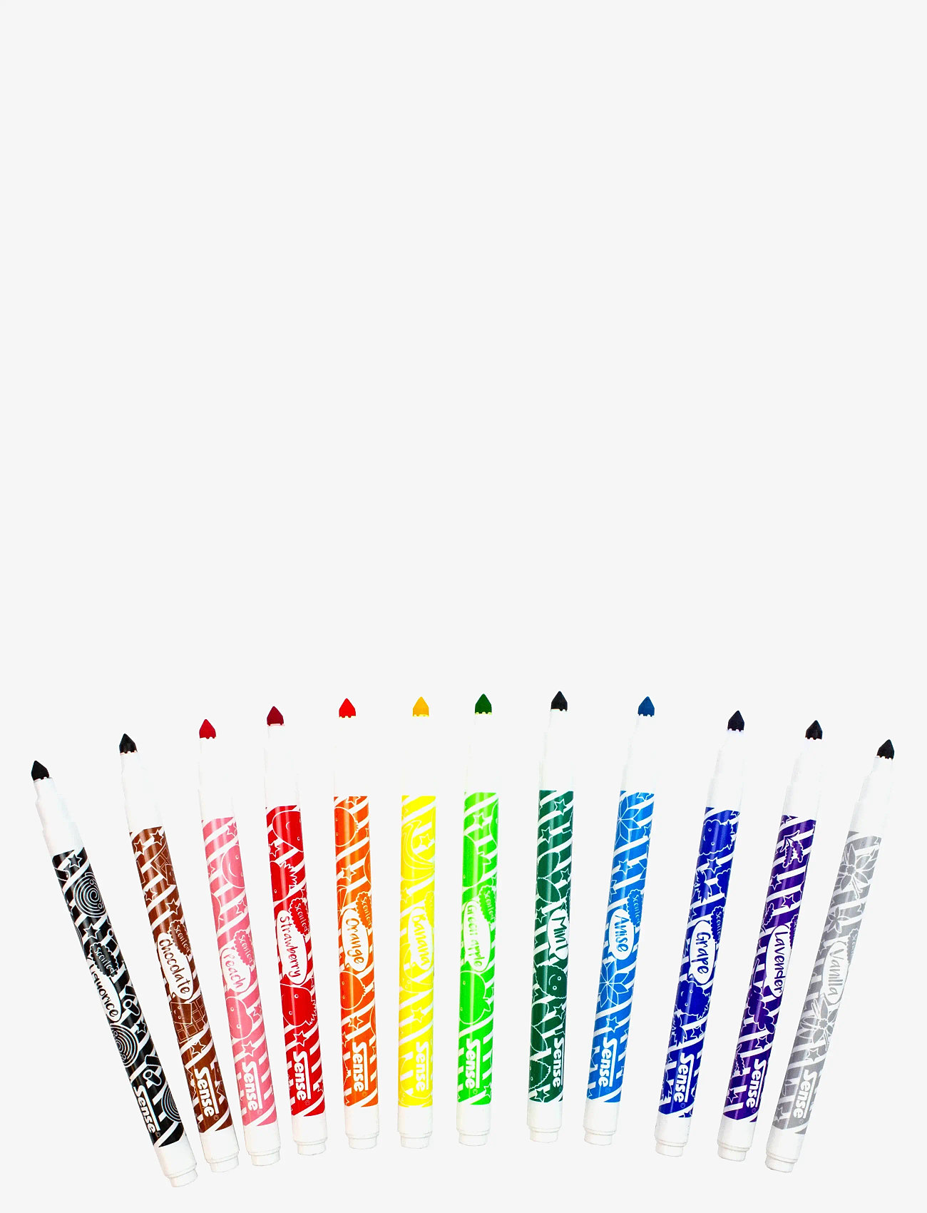 Sense - DOFTPENNOR 12-P - farveblyanter - red - 1