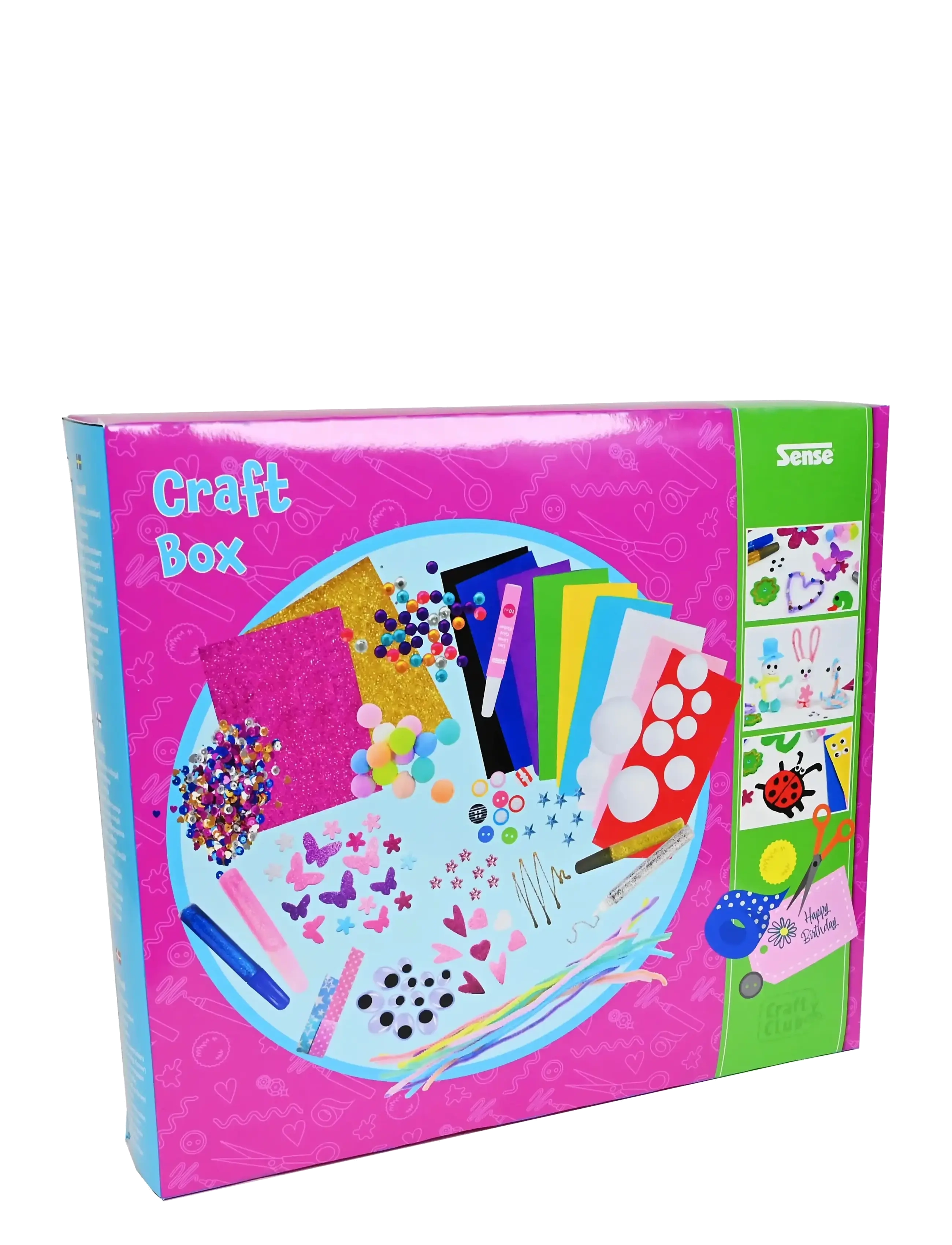 Sense Pyssellåda, One Size, Craft, Mehrfarbig/gemustert - Craft Sets, Kinder