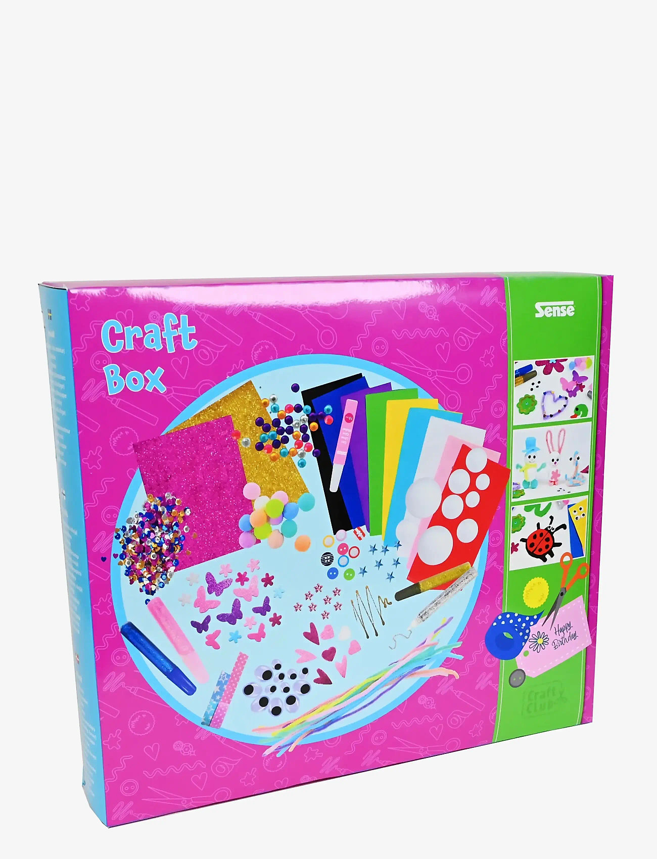 Sense - PYSSELLÅDA - kreasæt - red - 0