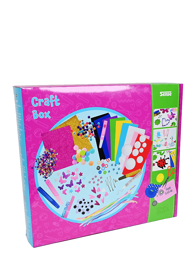 Sense - PYSSELLÅDA - kreasæt - red - 0