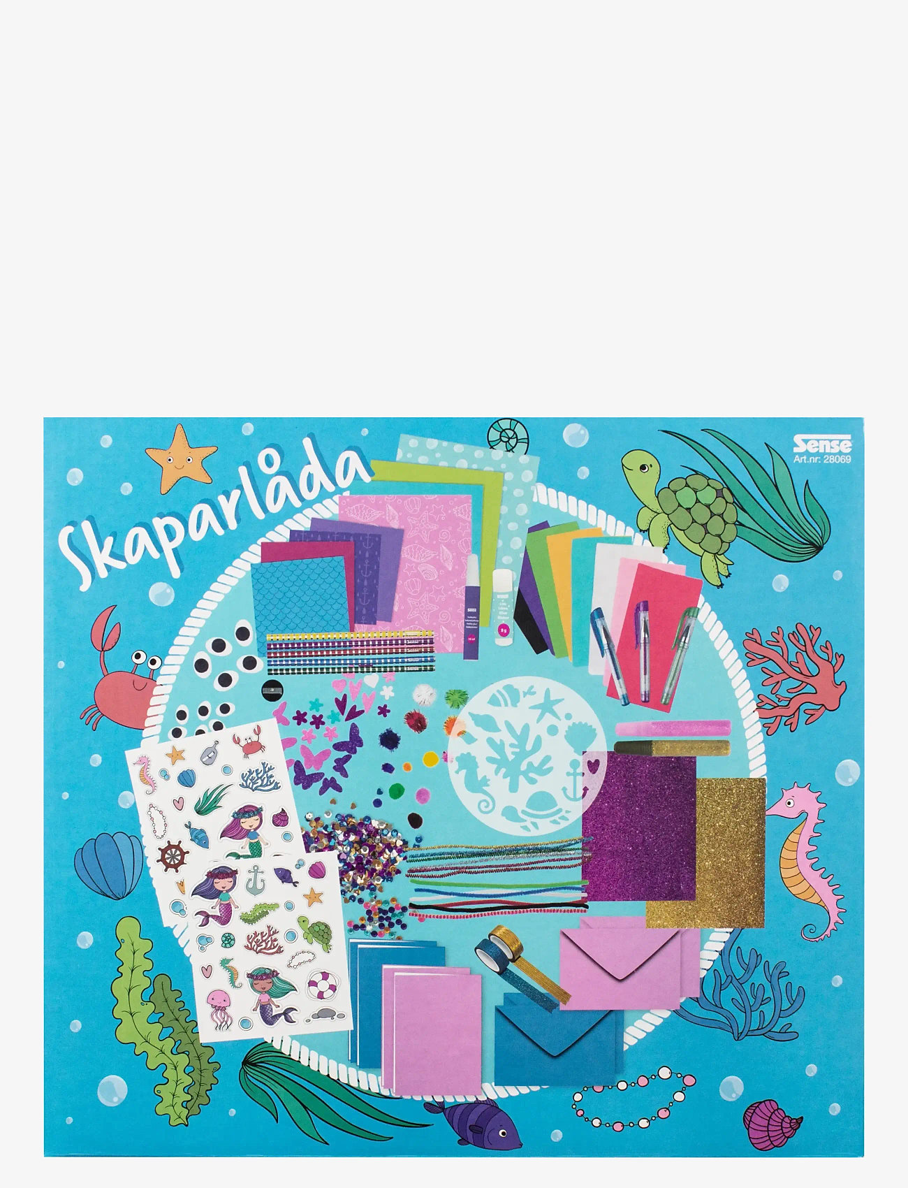 Sense - SKAPARLÅDA - kreasæt - red - 0