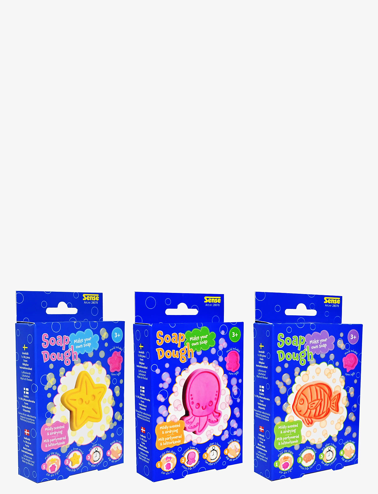 Sense - TVÅLLERA "MINI" SORT FÄRGER - modellervoks - red - 0