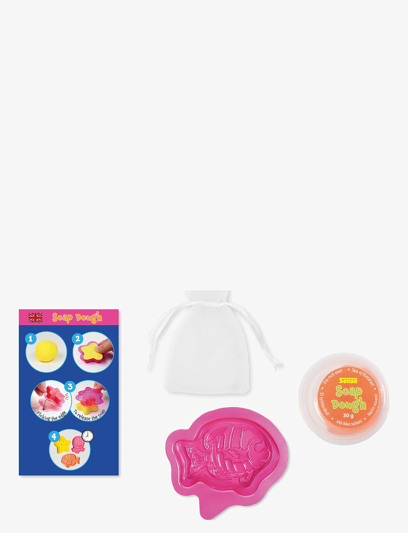 Sense - TVÅLLERA "MINI" SORT FÄRGER - modellervoks - red - 1