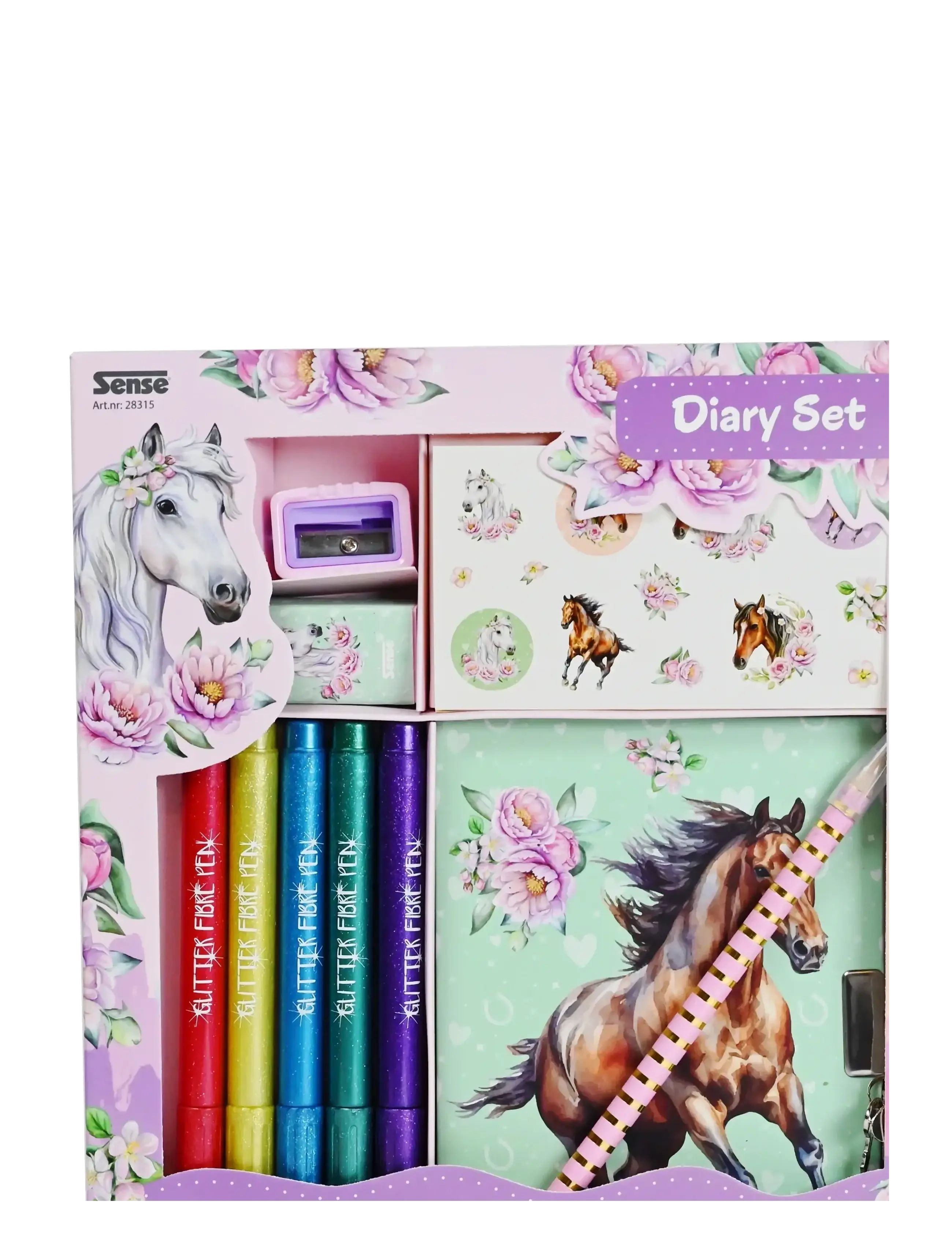 Sense Dagboksset, One Size, Drawing, Mehrfarbig/gemustert - Stationery, Kinder