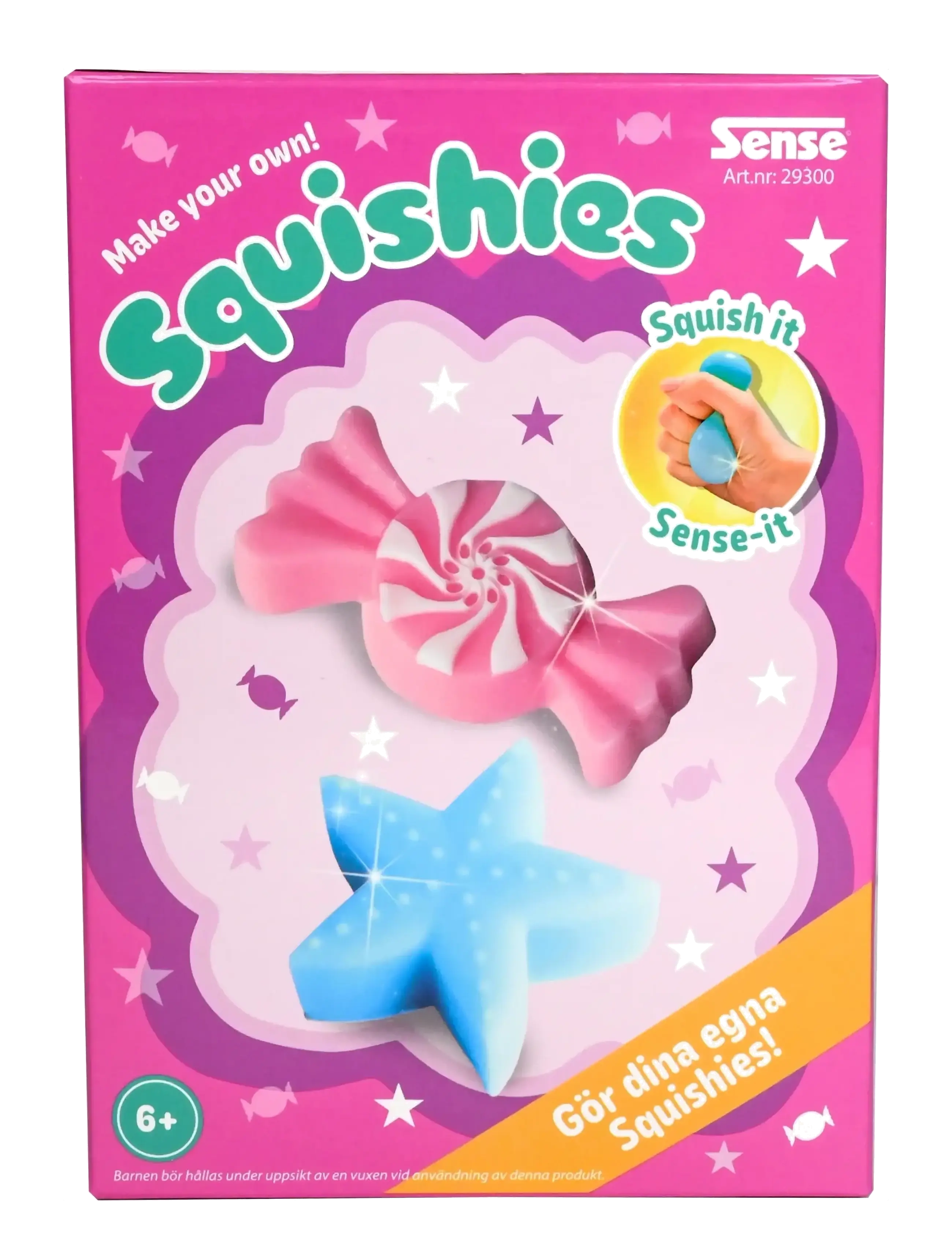 Sense SQUISHIES - Bastelset - RED / pink/rose