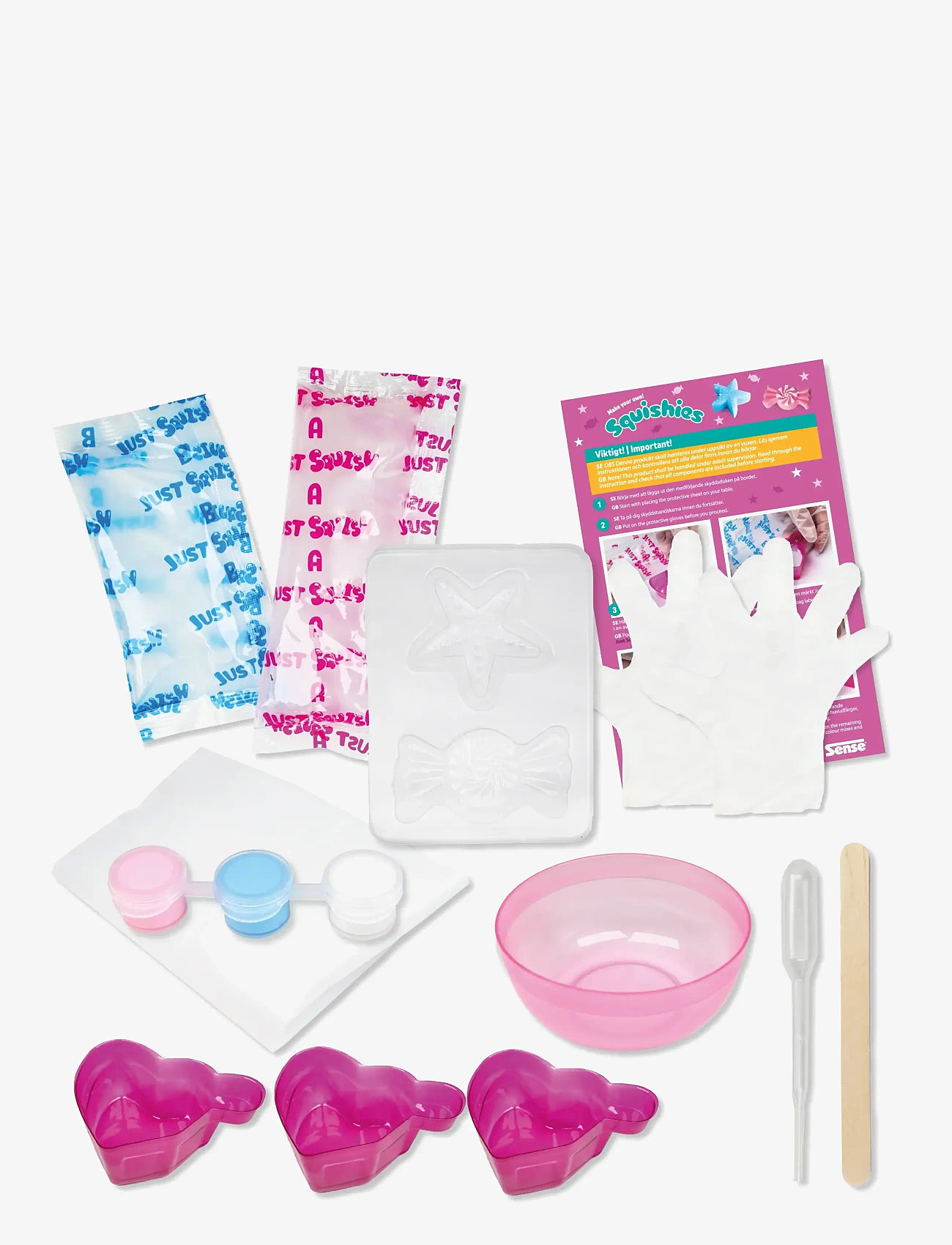 Sense - SQUISHIES - kreasæt - red - 1