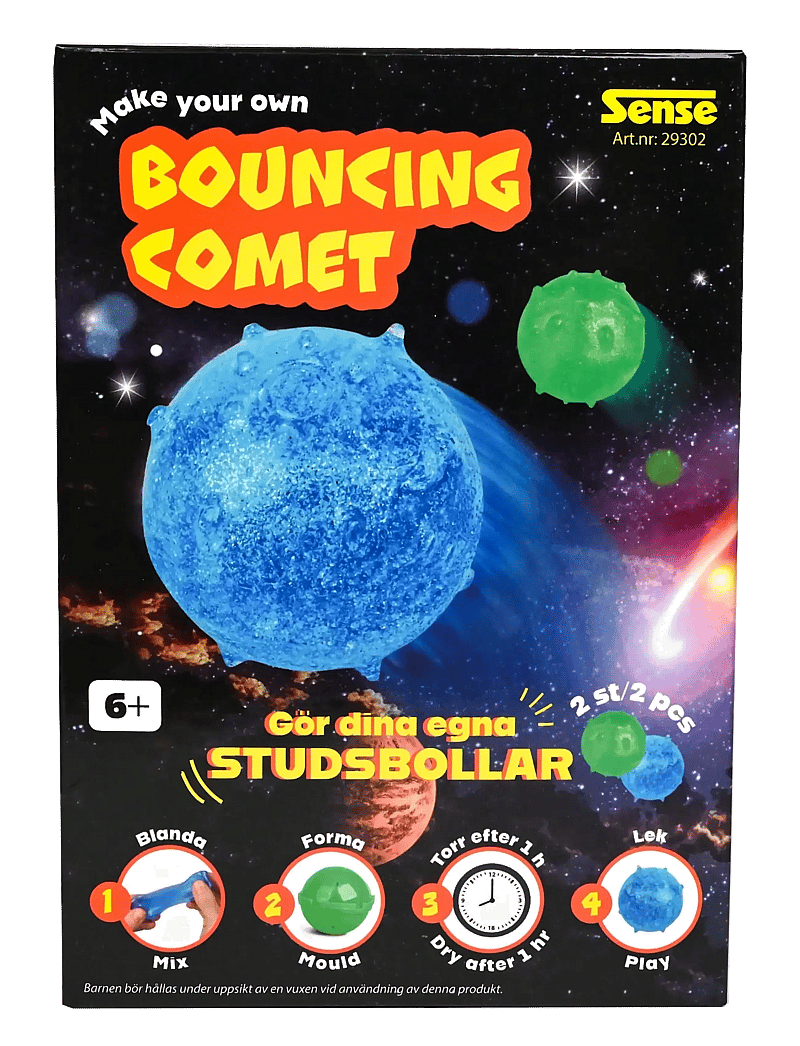 Sense - MIN STUDSANDE KOMET BIELA (B+G) - legesæt - red - 1