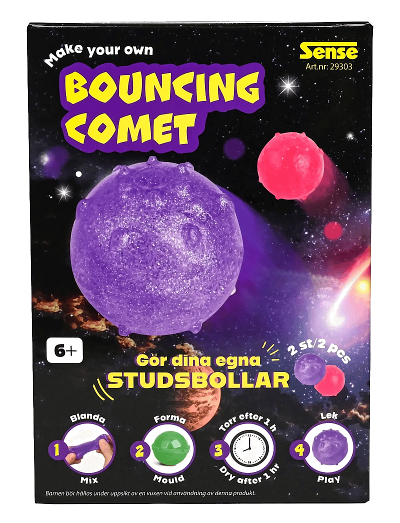 Sense - MIN STUDSANDE KOMET HALLY (R+L) - spiel-sets - red - 0