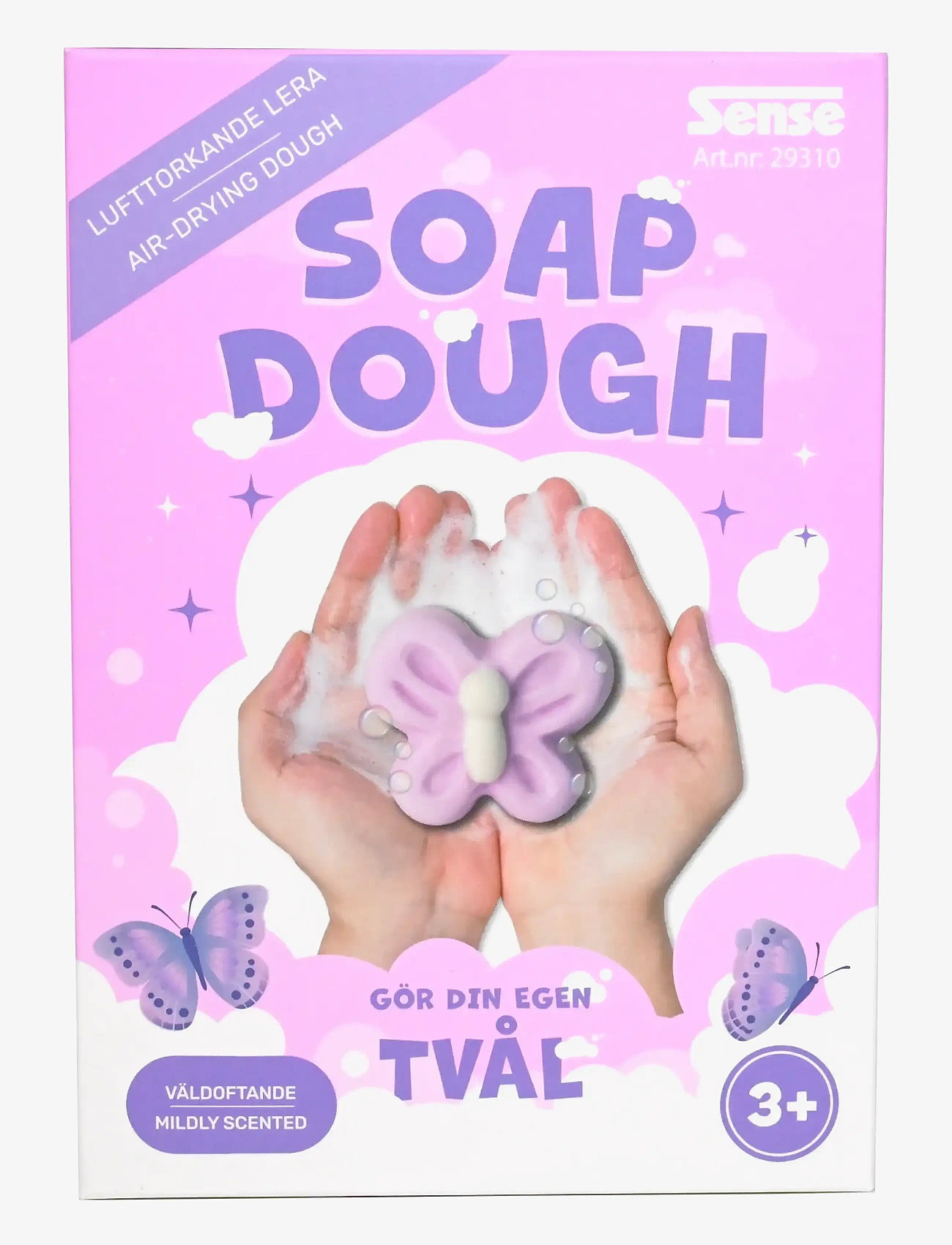 Sense - TVÅLLERA FJÄRIL - bastelset - red - 0