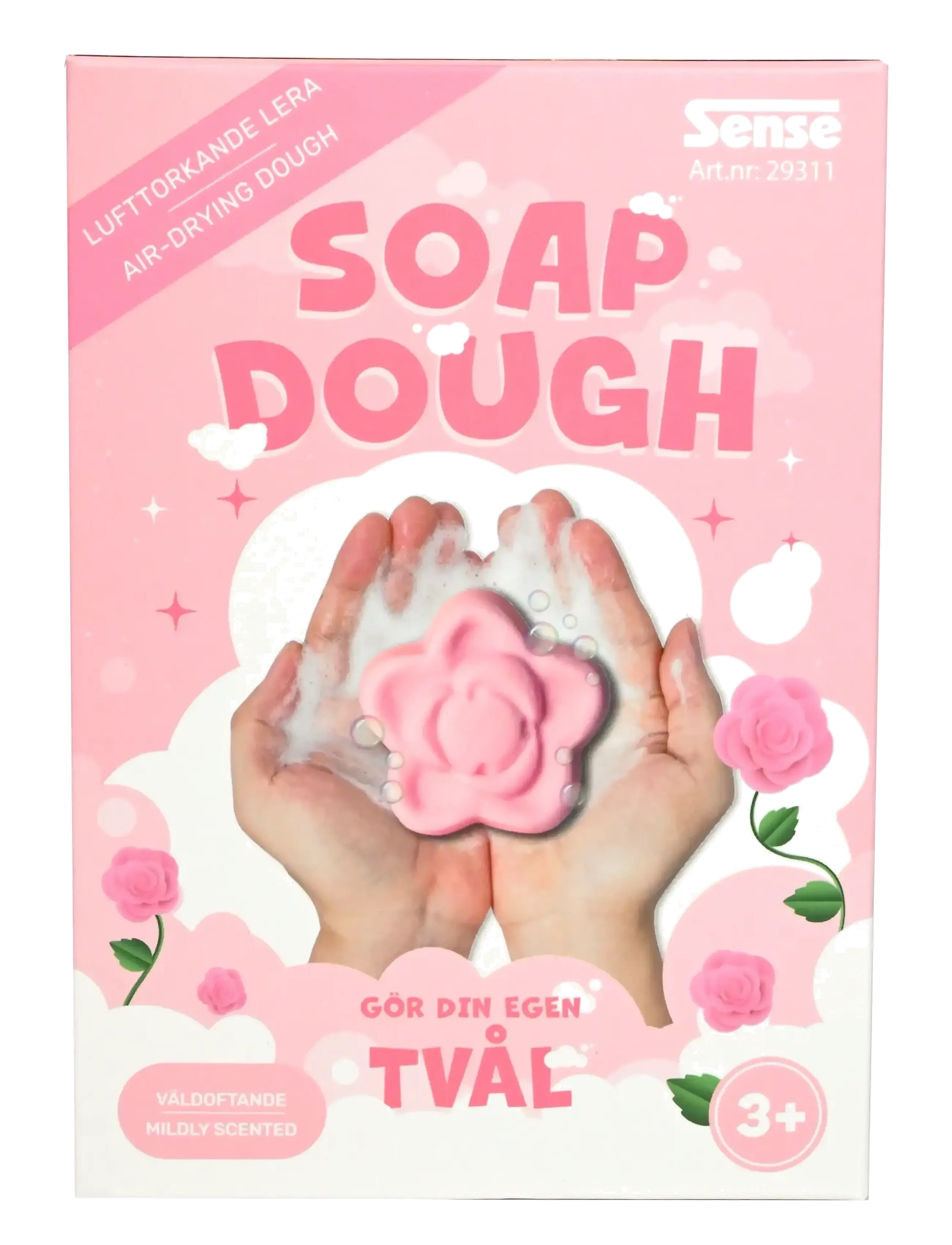 SENSE Tvållera Ros Pink - One Size - Kinder