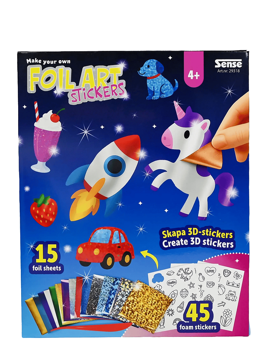 Sense - DIY 3D STICKERS - red - 0