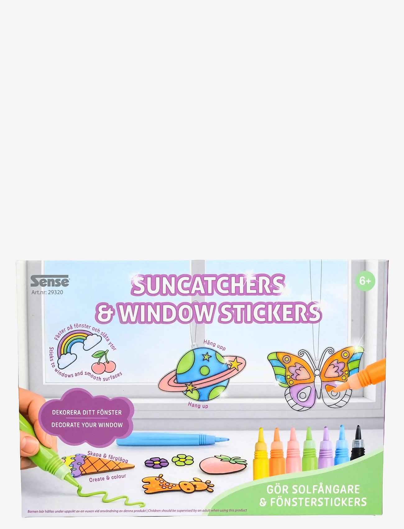 Sense Solfångare + Fönster Stickers - Multi/patterned - ONE SIZE