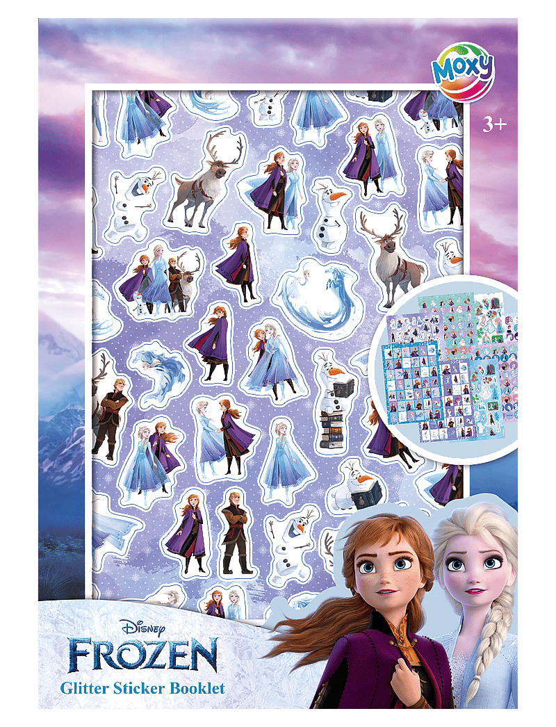 Sense - FROZEN GLITTER STICKER BOOK A5 - stickers - red - 0
