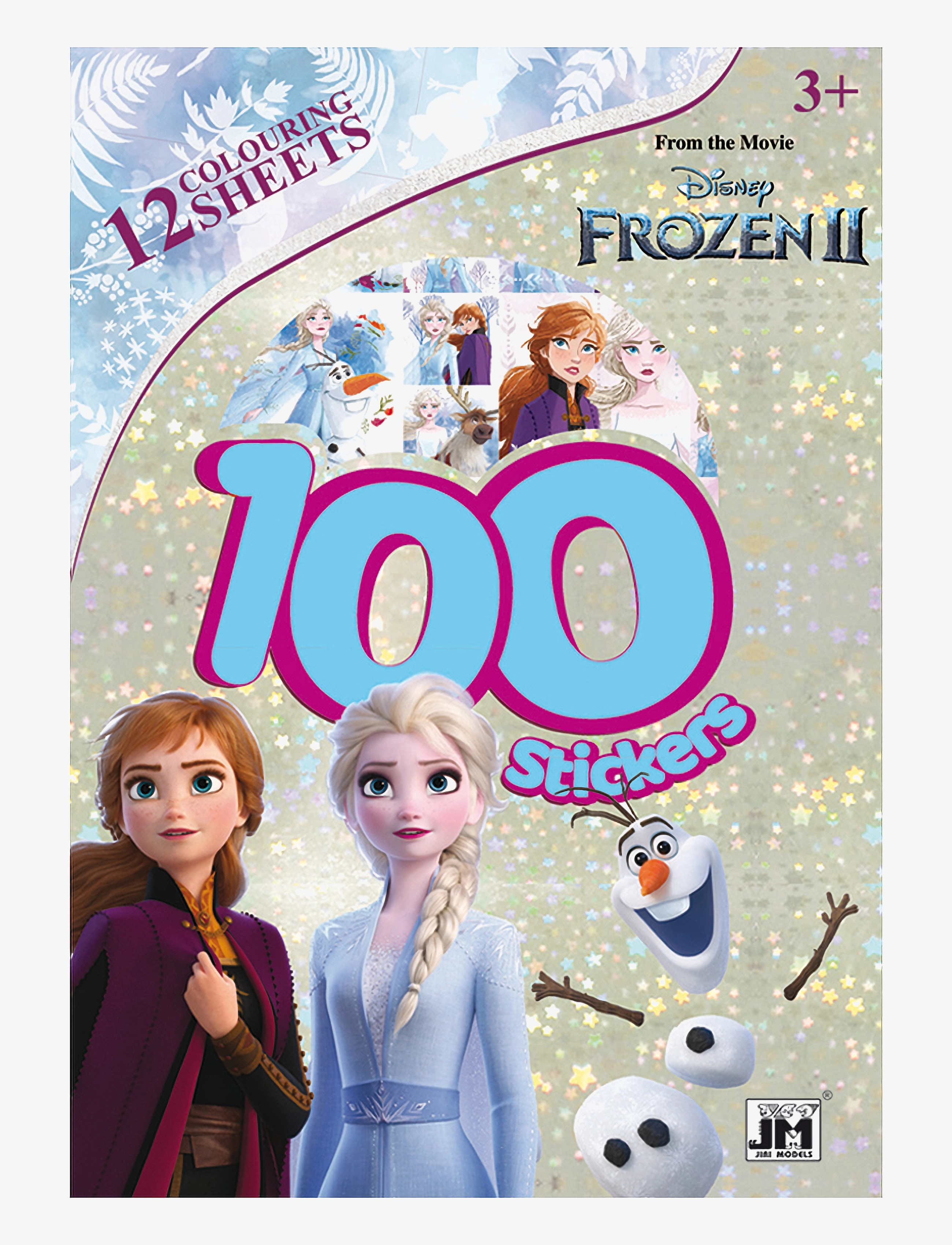 Sense - FROZEN 2 100 STICKERS HOLOGRAF - red - 0