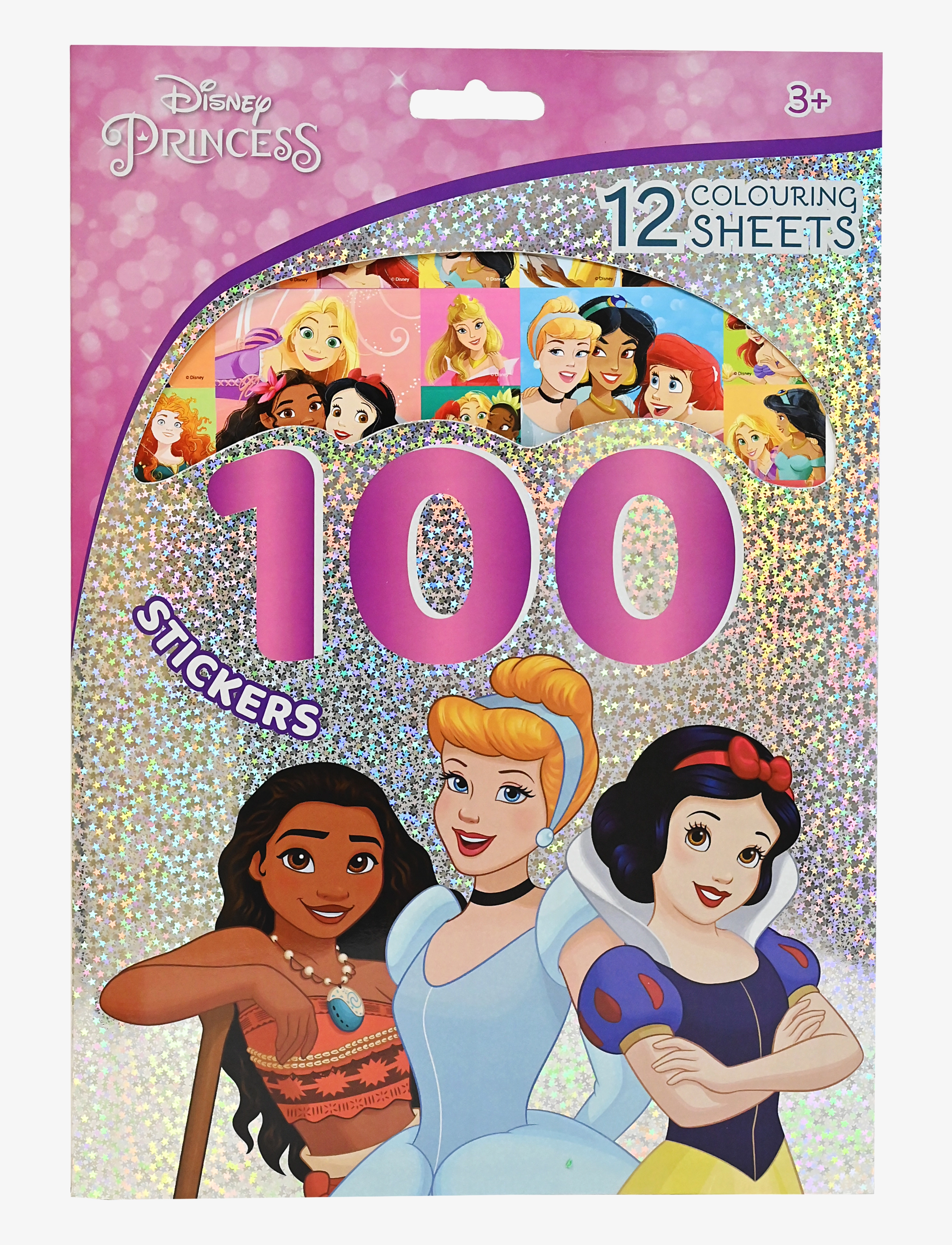 Sense Princess 100 Stickers, One Size, Craft, Mehrfarbig/gemustert - Kinder