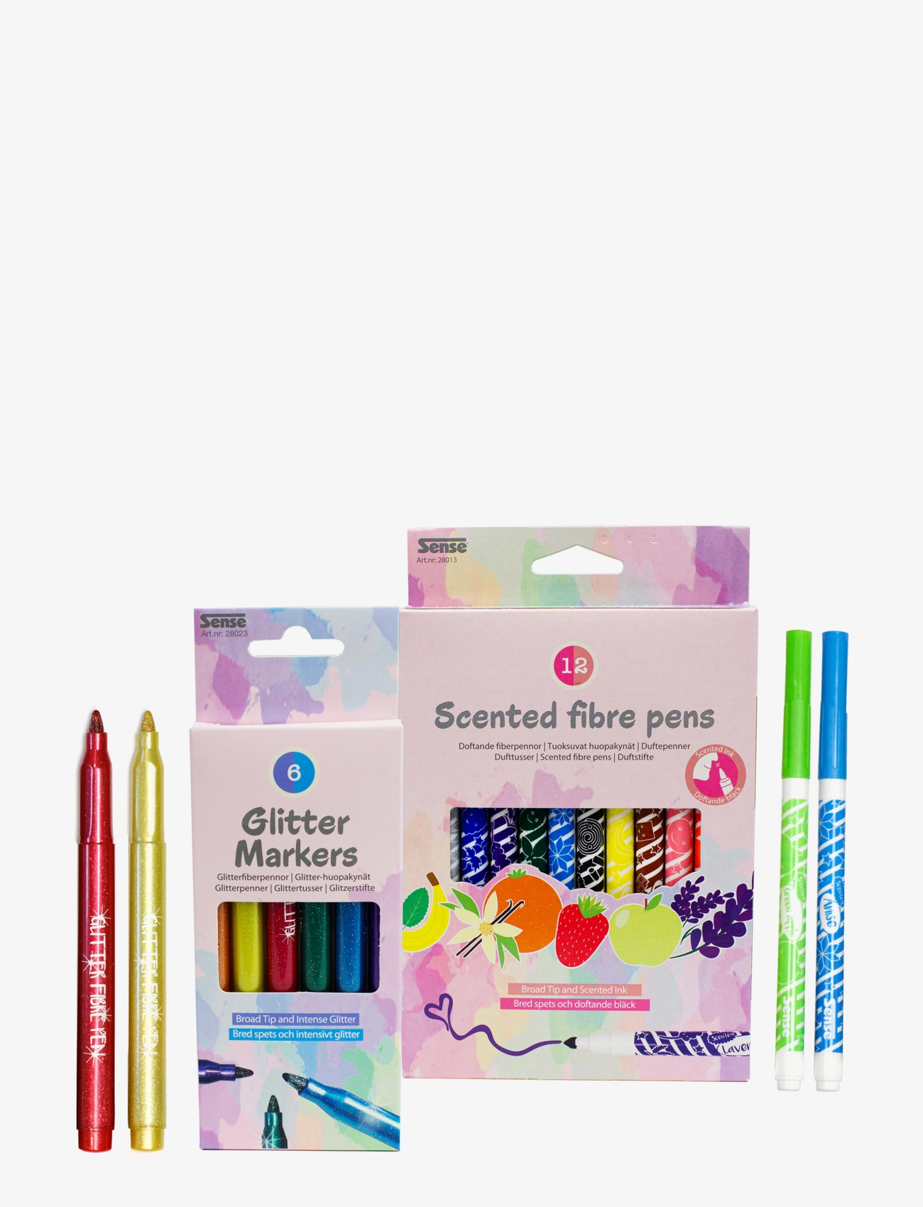 Sense Pack Med Pennor, Coloured Blyant, Multi/mønstret, Str: ONE SIZE