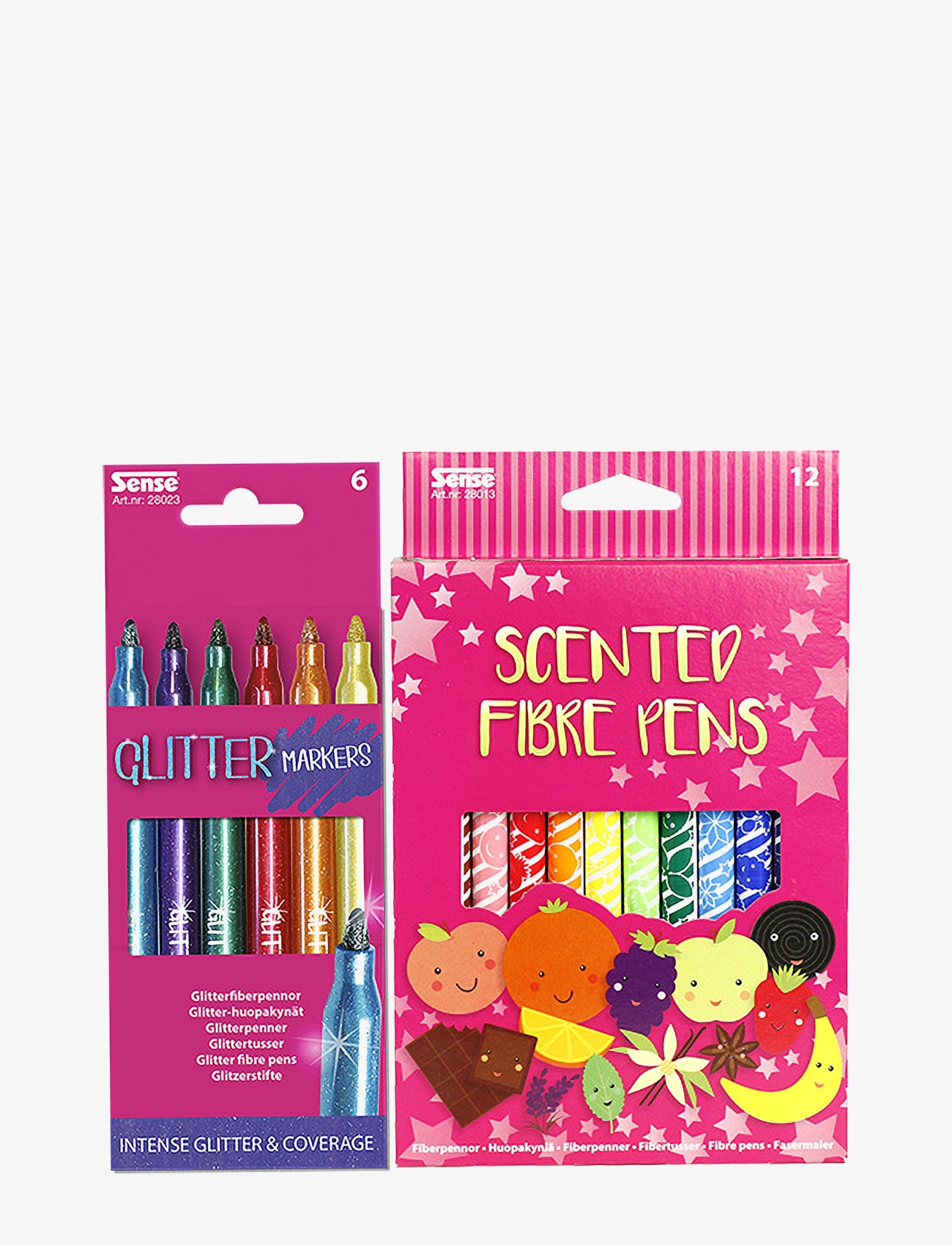 Sense - PACK MED PENNOR - fargeblyanter - red - 1