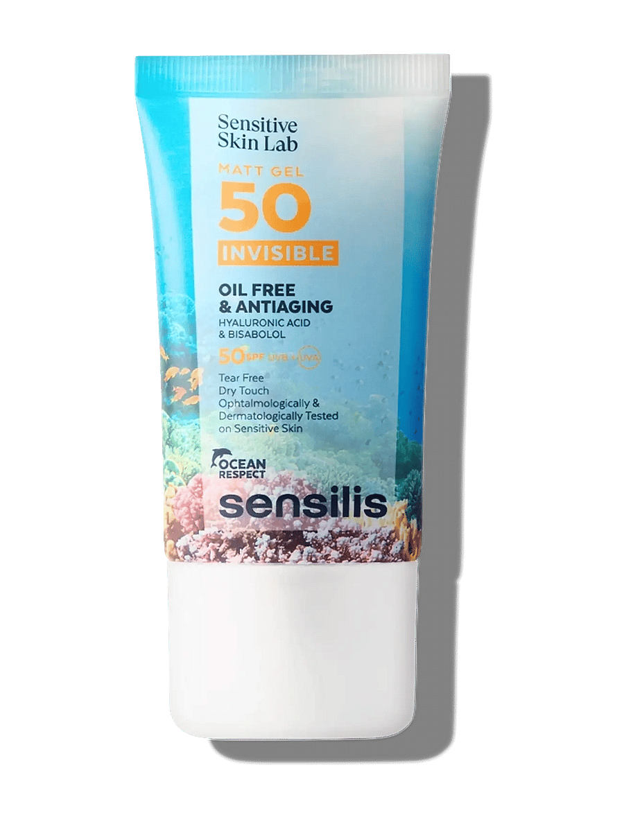 Sensilis - INVISIBLE MATT GEL SPF50 - kasvoille - no colour - 0