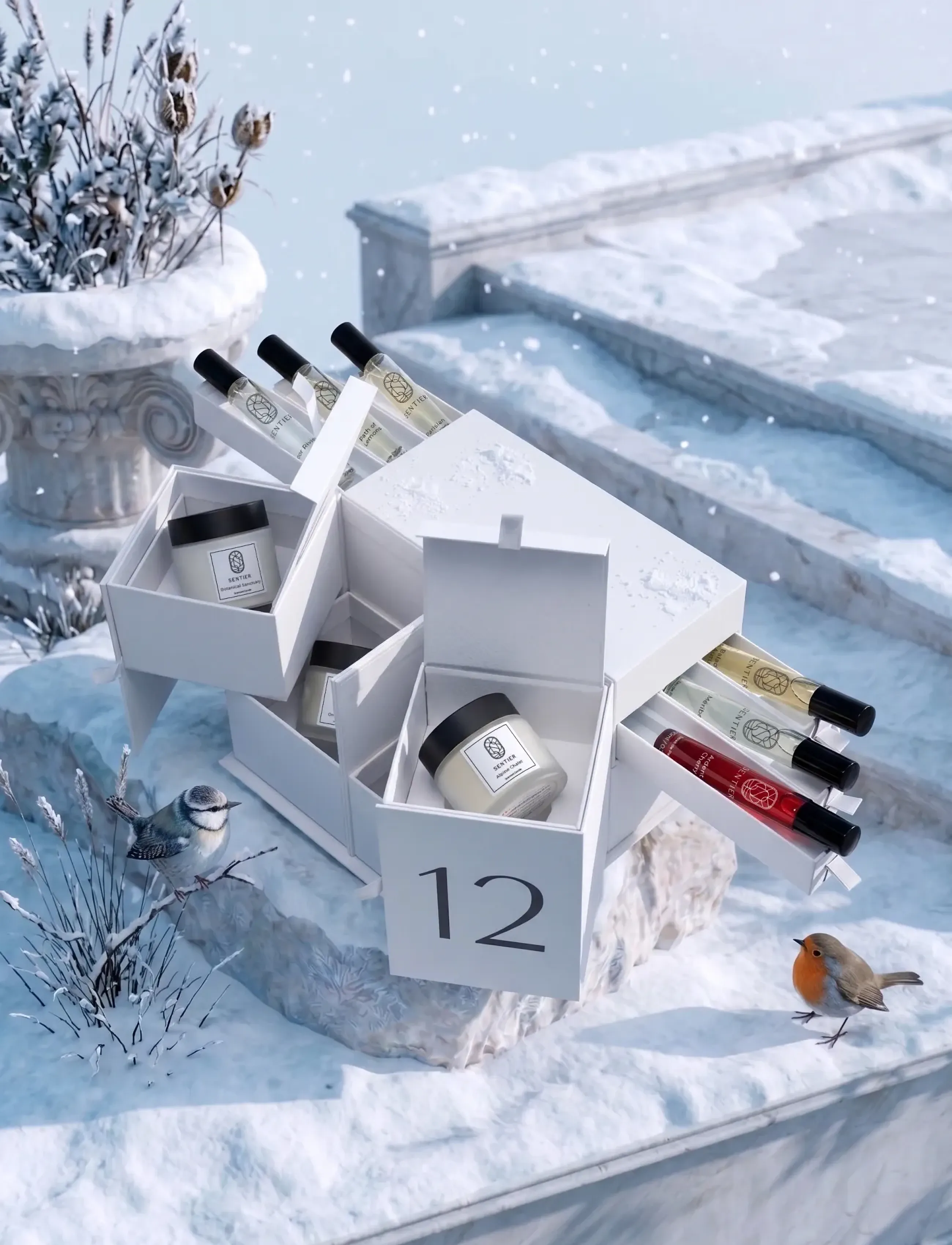 Sentier - Sentier Advent Box 2026 - above 500kr - clear - 5