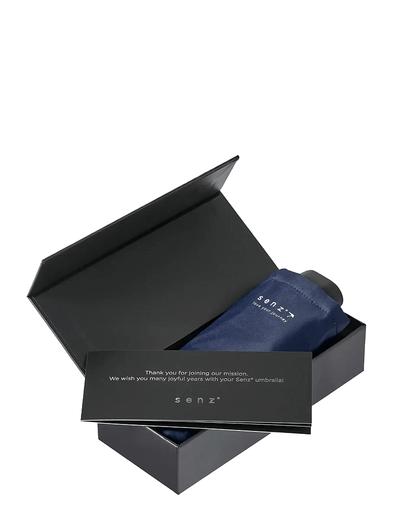 Senz - Micro Foldable Storm Umbrella - hverdags stil - midnight blue - 3