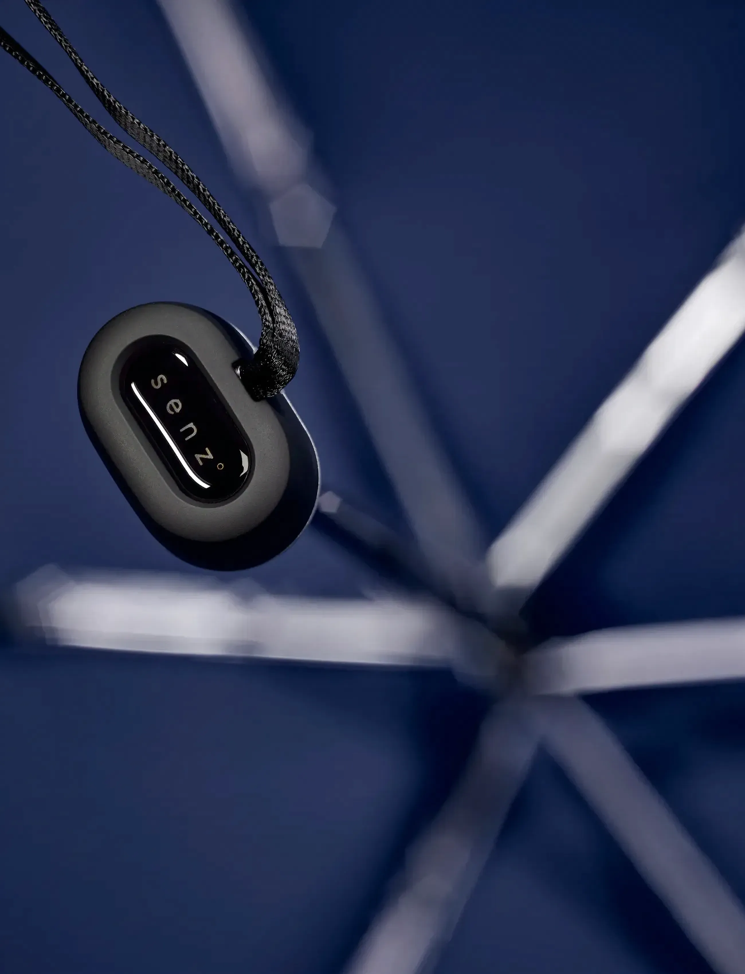 Senz - Micro Foldable Storm Umbrella - vardagsstil - midnight blue - 4