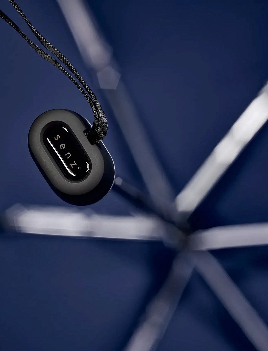 Senz - Micro Foldable Storm Umbrella - vardagsstil - midnight blue - 4
