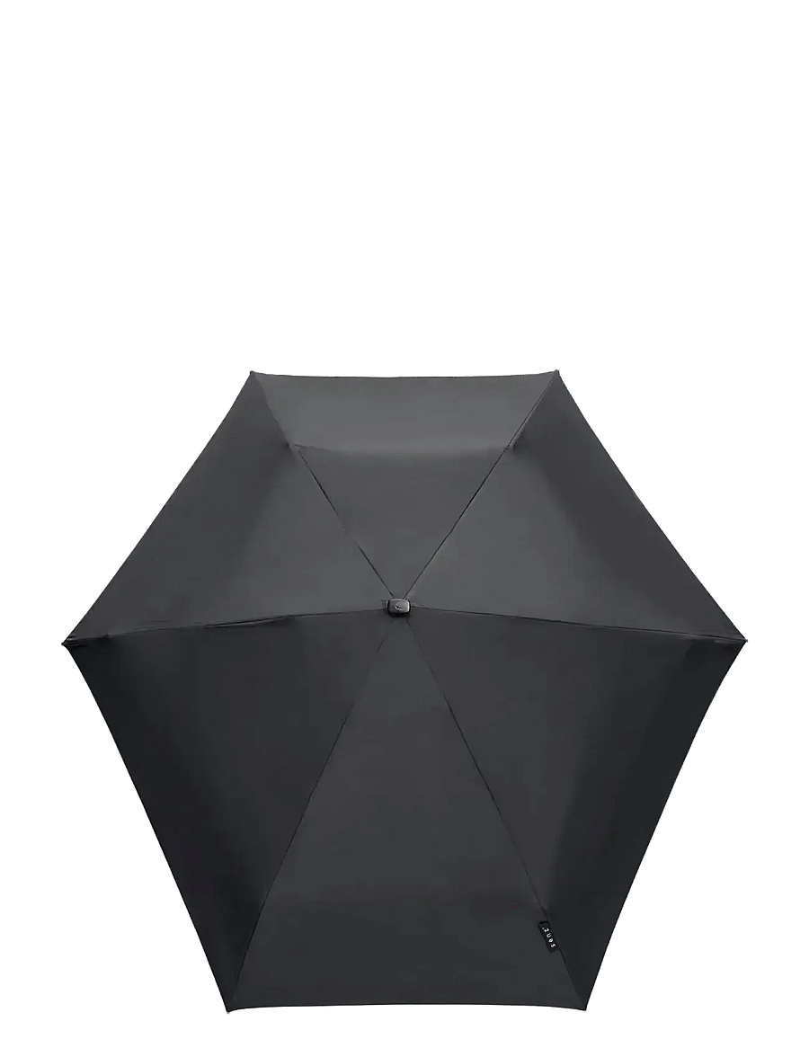 Senz - Micro Foldable Storm Umbrella - hverdags stil - pure black - 1