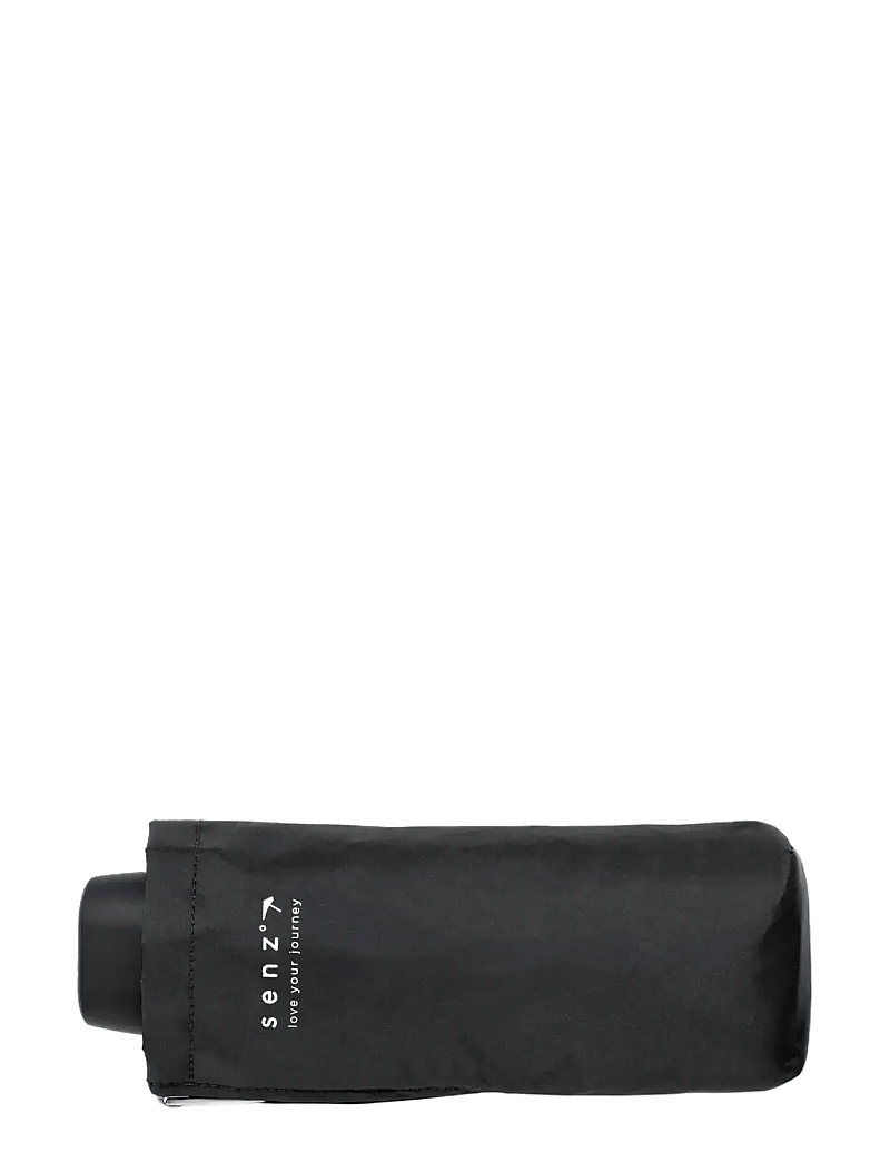 Senz - Micro Foldable Storm Umbrella - vardagsstil - pure black - 2