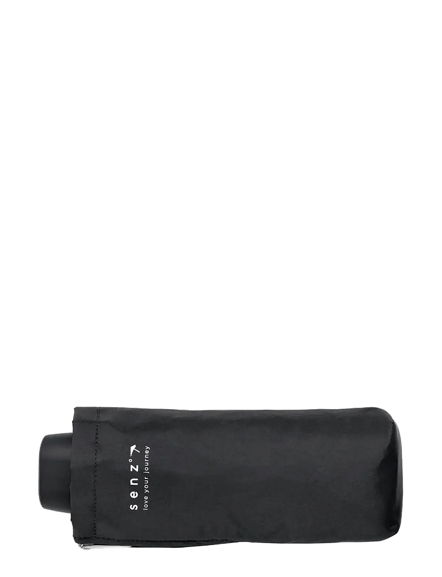 Senz - Micro Foldable Storm Umbrella - hverdags stil - pure black - 2